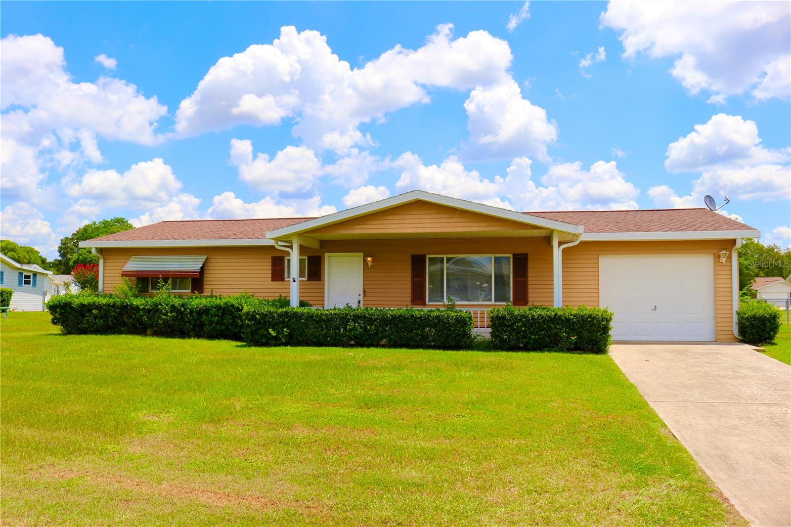 -- 1988 Time Capsule in SW Ocala’s Spruce Creek North | Concrete Block | $159,900
-- 10855 SW 63rd Ave, Ocala, FL 34476
-- 2 Beds | -- 2 Baths | -- 1-Car Garage + Golf Cart Space Potential
-- 1,144 Sq Ft | -- ¼ Acre Lot | -- Concrete Block with Aluminum Siding
Step back in time — in the best possible way. This impeccably preserved 1988-built home offers a rare chance to own a slice of retro charm in Spruce Creek North, one of Southwest Ocala’s most affordable and well-kept 55+ communities.
Inside, you’ll find original cabinetry, countertops, and appliances that look nearly untouched — a true time capsule that’s been carefully maintained over the decades. It’s a budget-friendly, move-in ready opportunity for buyers who value quality construction and a vintage vibe.
-- Home Features:
2 spacious bedrooms & 2 full baths
1-car garage with additional space for a golf cart (depending on vehicle size)
Original kitchen & appliances — all in remarkably preserved condition
Concrete block with aluminum siding
Screened back porch + separate exterior storage room
¼-acre lot with mature landscaping and irrigation system
-- Community Overview:
Spruce Creek North was developed by Del Webb between 1987 and 1998 and includes just over 400 single-family homes — all site-built, frame construction with vinyl or aluminum siding. This tight-knit, active adult neighborhood offers a peaceful, laid-back lifestyle with low HOA dues that cover:
Common area landscaping
Trash pickup
Basic cable
Nighttime security patrol
Full access to the clubhouse, pool, and activity center
-- Amenities Include:
Clubhouse with fitness center
Multi-purpose room & catering kitchen
Library, billiards, and game areas
Outdoor pool & patio
Bocce ball courts, horseshoes, and more
**** Offered at just $159,900 — this home is priced well below market and delivers unbeatable value for buyers seeking a simple, well-maintained Florida lifestyle.