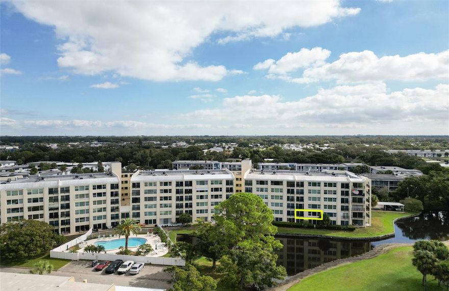 WELCOME TO THE FAIRWAY, a self-managed bldg. which keeps the HOA fees extremely LOW.  NOT in a flood zone - NO FLOOD INSURANCE NEEDED.  Unit 1209 is located at the southern end of the bldg. which gives it fabulous & relaxing views of the water and the golf course.  The spaciousness of this condo will surprise you with its large living room, dining area and master suite. The eat-in kitchen has been updated with granite counter tops, plenty of cabinets and newer appliances.  The master suite is en-suite and offers a HUGE walk-in closet (10.10'X5.8').  The guest bathroom is updated with a beautiful walk-in shower while the master bath offers you a full-size bathtub & shower. The inside utility room comes complete with a washer & dryer.  Unlike most condos storage is not an issue here - there is a large storage unit inside the condo as well as an extra storage unit on the 2nd floor.   The building has a club house and swimming pool which is not shared by the other bldgs.  The HOA fee includes high speed internet & cable TV.  In summation - this condo offers everything you've been looking for - GREAT VIEWS - GREAT LOCATION - LOW MONTHLY MAINTENANCE - AND NO PESKY MGMT. CO.