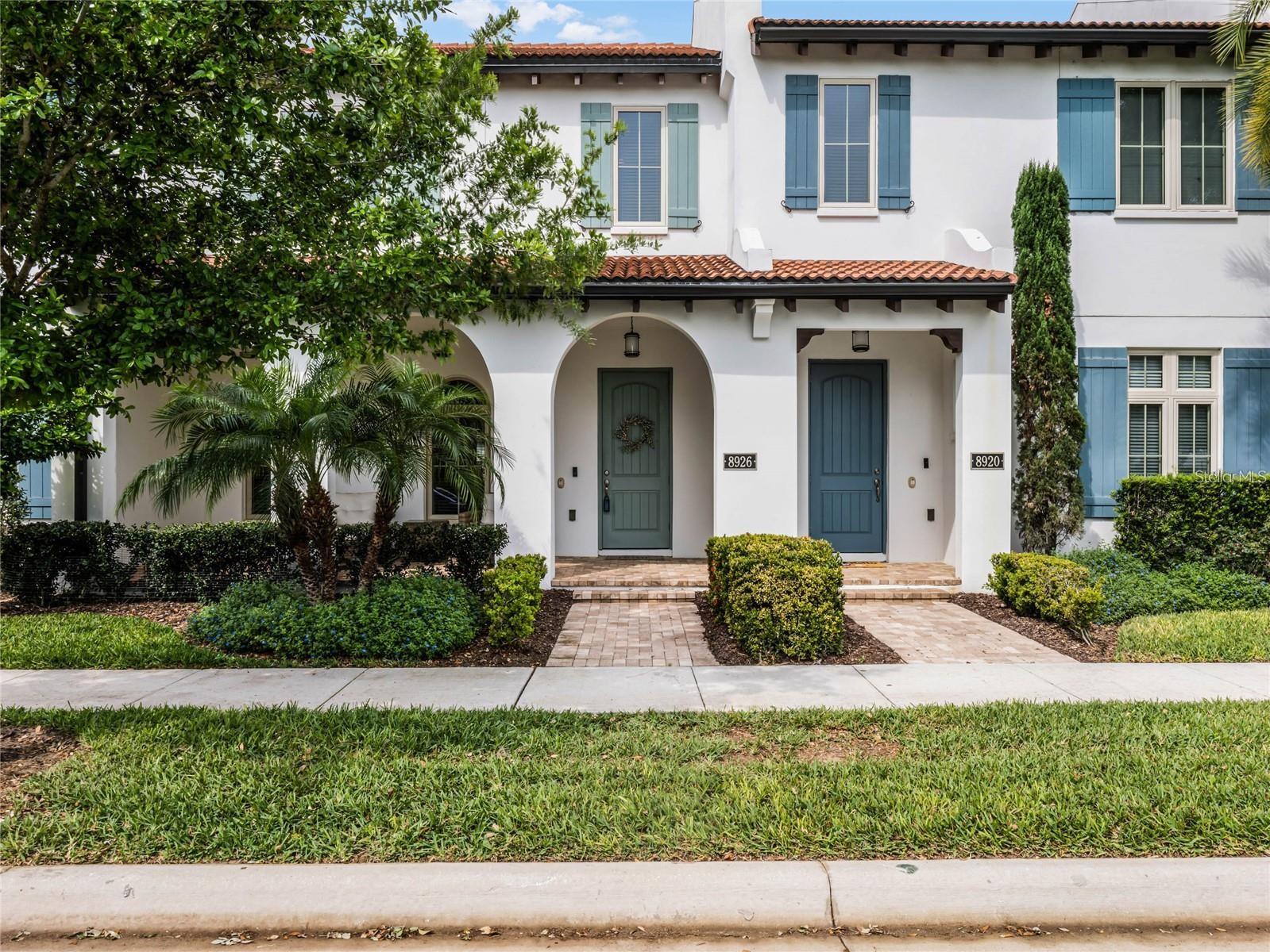 Welcome to this pristine, barely lived-in 3 bedroom, 2.1 bath luxury townhome by Toll Brothers, located in the heart of Hamlin, Winter Garden. This immaculate home is ready for you to move right in, offering a spacious layout with gorgeous wood floors throughout, and an upgraded kitchen featuring high-end cabinetry, a large island perfect for gatherings, a natural gas cooktop, and a built-in convection oven. Enjoy the large, private rear patio, perfect for outdoor relaxation. Situated within walking distance of the brand-new elementary and high school, this home is ideal for families. Rent includes exterior upkeep, maintenance, access to the clubhouse, a community pool, fitness center, playground, park, and even beach volleyball. The location is unbeatable—just minutes from the 429 expressway, the Hamlin retail district with endless shopping and dining options, and a short drive to Disney, where you can enjoy nightly views of the fireworks from your covered front porch. Located in a sought-after K-12 school district and close to prestigious schools like Windermere Preparatory and Foundation Academy, this home offers both luxury and convenience in one of Central Florida's most desirable communities. Don't miss out on this incredible rental opportunity!