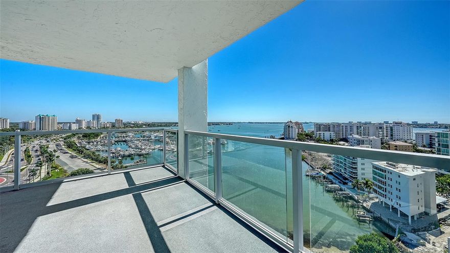 Experience breathtaking panoramic views from this 15th-floor corner unit in One Watergate’s highly sought-after “A” stack. Gaze across Sarasota’s stunning city skyline, Marina Jack, Sarasota Bay, and the barrier islands of Siesta, Lido, and Longboat Key—all the way to the Gulf of Mexico. This spacious two-bedroom residence is ready for you to bring your design vision to life and offers endless potential to create your ideal coastal retreat. Every room—along with the expansive wraparound balcony—features floor-to-ceiling impact windows and sliding doors that frame Sarasota’s iconic waterfront and fill the home with natural light. Enjoy the perfect downtown Sarasota location, where you’re just steps from the Farmers Market, world-class dining, shopping, theaters, and waterfront attractions. One Watergate is currently completely renovating its lobby and common areas with stylish, contemporary updates. Resort-style amenities include a heated pool, barbecue and picnic areas, tennis and pickleball courts, fitness center, and a beautifully appointed clubroom—all surrounded by lushly landscaped grounds. Residents also enjoy on-site management, assigned and guest parking, EV charging stations, and secure bike and kayak storage. Don’t miss this rare opportunity to own a premier corner residence on the 15th floor of One Watergate—where spectacular views and an unbeatable downtown lifestyle await.