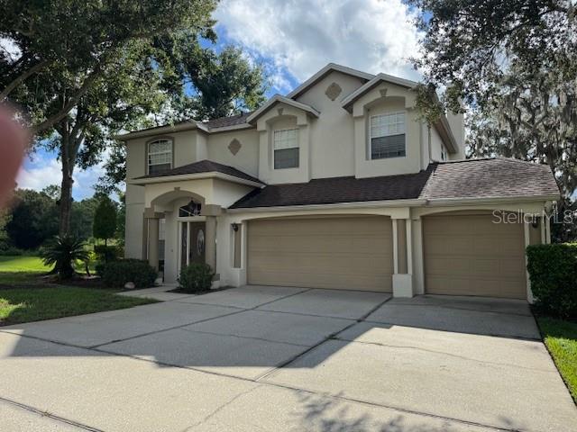 Amazing Waterfront Home located in the charming Woodbridge Lakes Community. Large Oak trees provide shade and rear patio provides scenic view of Lake Dawson and Timacuan Golf Course. No Sellers Disclosure. Seller is making no warranties or representations of property condition. Room dimensions are approximate.