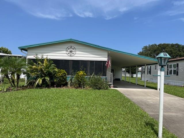 Nice 2 bed, 2 bath Manufactured home with screened porch and carport in Terra Mar Village. Inside laundry, owner will not repair or replace washer or dryer.