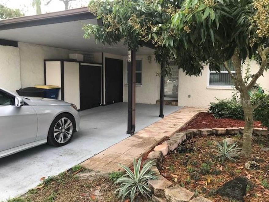 Two Bedroom two bath Villa, Tile flooring through out. Split Bedroom Plan. Inside laundry include washer and dryer.