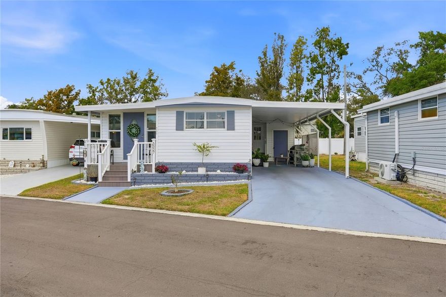 Live your best life in this fully furnished and beautifully renovated open floor plan home. All interior walls have  2’ X 4” construction with drywall throughout. The home has newer windows and doors and a new roof in 2025.The home is located in Beachway Park which is truly an exceptionally well-maintained hidden gem in Gulfport! It is an over 55 Co-op park where the owners own a share of the land lease. HOA is an extremely affordable $240 a month for gas, water, sewer and trash. You can relax in the heated swimming pool and spa and/or join other residents at the shuffleboard courts. An active Social Committee provides a fun-filled schedule of dances and exercise and arts and crafts classes in the beautiful Clubhouse.  There are on-site laundry facilities. Beachway is located directly alongside the Pinellas Trail, ideal for walking, jogging, and cycling, and just minutes from the Gulf beaches. It is also just a quick bike ride to the vibrant Gulfport Waterfront area with multiple restaurants, retail stores, a Library, a Senior Center, a Performing Arts Theater, and public fishing pier. In addition to a host of special events, there is a Fresh Market every Tuesday and an Art Walk on the First Friday and  Third Saturday of the month.