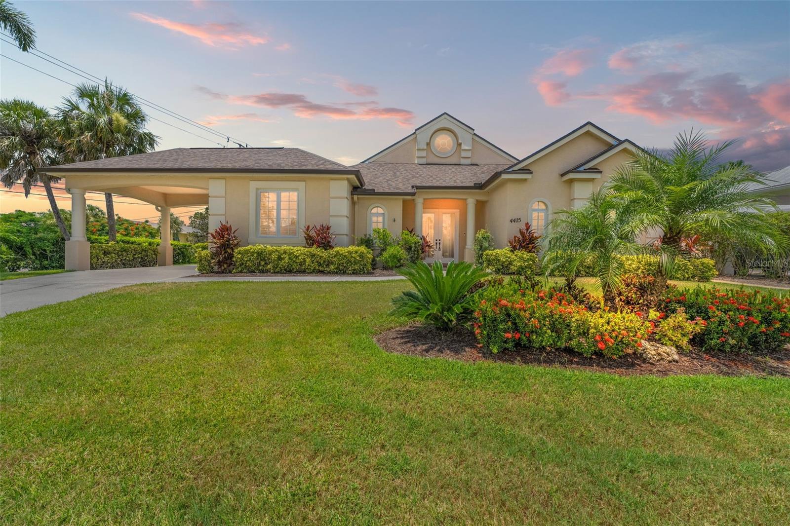 Fantastic Ranch living in beautiful Inlets Community.The home has been completely updated offering 3 bedrooms, 3 bathrooms, open concept living. All home furnishing are included. Gourmet kitchen with seamless transition to the screened in patio. The Gourmet kitchen features Quartz countertops, upscale cabinetry, updated tile backsplash, new stainless appliances, a gas range & bar seating. The Primary ensuite offers spacious living with 2 walk in closets, dual vanity, & walk-in shower/ water closet. Sliding doors to the screened patio with views of the canal and private yard. Custom closets throughout all rooms & bedrooms. 3 sets of sliding doors enter to the screened patio. This home is packed with upgrades: New roof and gutters. Entire house renovated and includes upgraded fixtures & chandeliers. Fresh paint inside and out, paint, hardy and lush tropical landscaping. Double attached 2 car garage with half bath opening to the spacious yard including freshwater boat dock on the canal with access to Manatee River and Gulf. Porte Cochere included with plenty of additional driveway space. Located near downtown Bradenton shopping just one exit from Lakewood Ranch, restaurants and nightlife. A short drive to beautiful Anna Maria Island and Bradenton Beaches. Local Airports within a 20 minutes to SRQ International Airport, 35 to 60 minutes to St Pete-Clearwater International, and Tampa International Airports. This home situated in the Inlets on one of the neighborhood’s best streets, no CDD, low HOA, and low flood insurance. This home offers unmatched convenience, minutes from I-75. Community also offers tennis courts, a waterfront park, nature trails, kayak launch, and playground & more!.