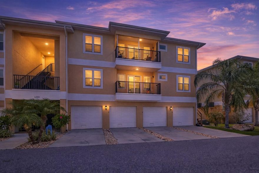 Welcome to this beautifully updated 3-bed, 2-bath, 1,228 sq ft third-floor condo—complete with elevator access and an incredible bonus room that expands the way you live.

The 22x10 bonus space features elegant French doors that open directly to the outdoors, creating the perfect flow for grilling, entertaining, or simply relaxing. Use it as a second living room, office, fitness area, art studio—the possibilities are endless.

Step inside to an open-concept layout with a chef’s kitchen showcasing granite countertops, gorgeous cabinetry, and a built-in wine rack. The split-bedroom design offers privacy, while both bathrooms are stunningly updated with modern finishes.

Enjoy your morning coffee or evening unwind on the screened-in balcony, a peaceful extension of your living space.

Located just a short golf-cart ride to Downtown New Port Richey and Sims Park, you’ll have quick access to amazing restaurants, boutique shops, festivals, and riverfront charm. Or hop in the golf cart and head to Gulf Harbors Beach to watch the sunset and soak in the coastal lifestyle.

Come live where others vacation.