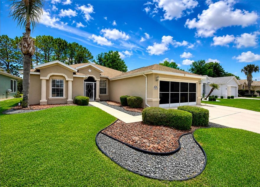 Wow, Look No Further — This Stunning Former Model Home Is Ready For You To Simply Move Right In! Nestled On A Premium Golf Course Lot Within The Sought-After Gated Community Of SummerGlen, This Immaculate St. Augustine II Is As Breathtaking As It Is Inviting.
Boasting 2 Bedrooms Plus A Den, 2 Full Baths, And A 2-Car Garage Extended 6 Feet To Accommodate A Golf Cart — Complete With A Convenient Side Entry Door — Every Detail Has Been Thoughtfully Designed. Soaring 9-Foot 4-Inch Ceilings And Easy Care Laminate Floors Flow Through The Living Room And Primary Bedroom, Creating A Bright, Airy, And Open Atmosphere Throughout. The Light And Bright Dreamy Kitchen Impresses With Beautiful Bisque Cabinetry, Stainless Steel Appliances, And Neutral Countertops That Make The Space Feel Fresh And Timeless. The Crown Jewel Of This Home Is The Spectacular Glass-Enclosed Tiled Lanai Boasting An Additional 250 Square Feet Of Living Space Featuring Solar Shades And Sweeping Golf Course Views That Set The Perfect Scene For Your Morning Coffee Or Evening Unwind.
The Spacious Primary Suite Offers A Generous Walk-In Closet And A Luxurious Ensuite Bath Complete With A Walk-In Shower, Soaking Tub, And Dual Vanities. Upgraded Fans And Fixtures Are Found Throughout, While Screened Sliders On The Garage And A Screened Front Entrance Let You Take Full Advantage Of Those Beautiful Breezy Florida Days. SummerGlen Is More Than A Neighborhood — It's A Vibrant, Gated Active Adult Lifestyle. Enjoy An On-Site Restaurant, Heated Pool And Hot Tub, Grand Hall, And RV Storage, All While Your HOA Covers Trash Removal, Lawn Mowing And Edging, High-Speed WiFi, Cable, And Common Area Maintenance. This Is Florida Living At Its Finest — For Less Than You'd Expect. Welcome Home To Lot 277.