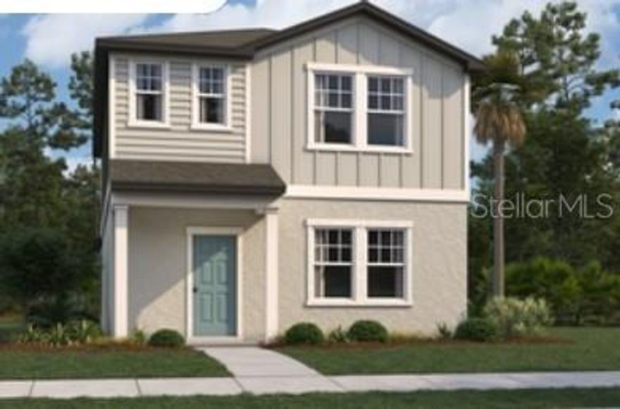 Welcome to the Ellis, a beautifully designed two-story home featuring a first-floor primary suite with a walk-in closet and private bath for added convenience. The open-concept kitchen, dining, and family room create a perfect gathering space, complete with granite counter tops and stainless-steel appliances. A covered patio extends your living space outdoors. Upstairs, two additional bedrooms each feature walk-in closets and share access to a full bath, plus a spacious loft ideal for a second living area or flex space. Energy-efficient design and a rear-entry 2-car garage complete this home.