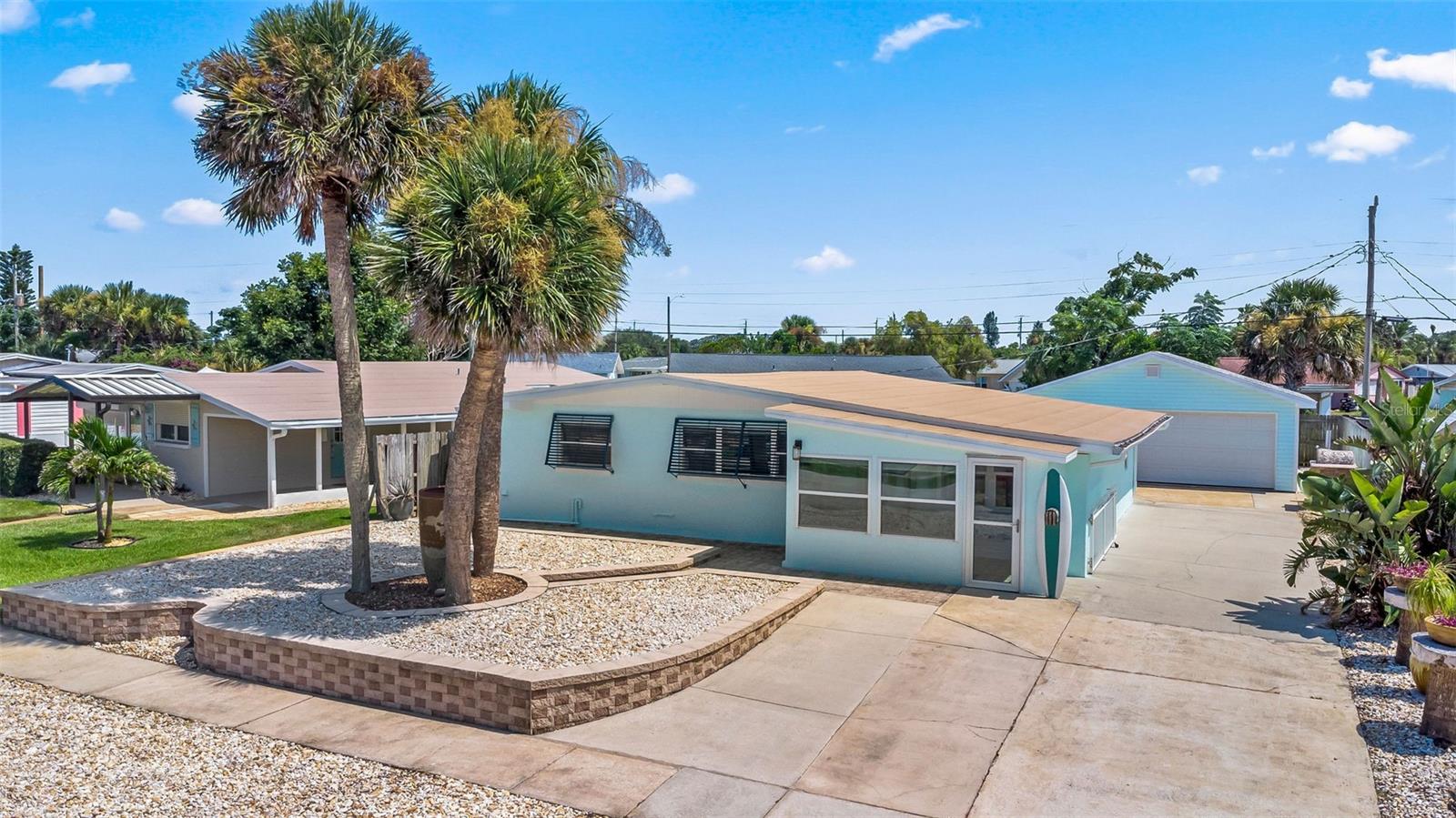 RARE 2-CAR DETACHED GARAGE! Brand new roof & fully remodeled. Step into beachside bliss with this stunningly remodeled 3-bedroom, 2-bathroom retreat just a short walk to the beach, grocery stores, coffee shops, public parks, and much more! Professionally designed by Seaside Interior Design, it features vaulted ceilings with lots of natural light, a new roof, newer windows, brand new water heater, hybrid Optimax Performance flooring, and quartz countertops. Enjoy indoor laundry, an outdoor shower with hot and cold water, a converted patio, and a separate built-in BBQ area, plus a cozy firepit for relaxing evenings. The rare oversized 2-car detached garage combined with the oversized driveway offers space for your RV, boat, or golf cart. Plenty of room for guests and events! Sliding metal gate to the back yard provides an extra level of security. The fenced yard has low-maintenance rock landscaping—no grass to mow! No HOA and not in a flood zone. Nearby river access for boating, kayaking, or paddleboarding—coastal living at its finest!
All information and room sizes in this listing are intended to be accurate but cannot be guaranteed. Buyers/agents should always perform due diligence.