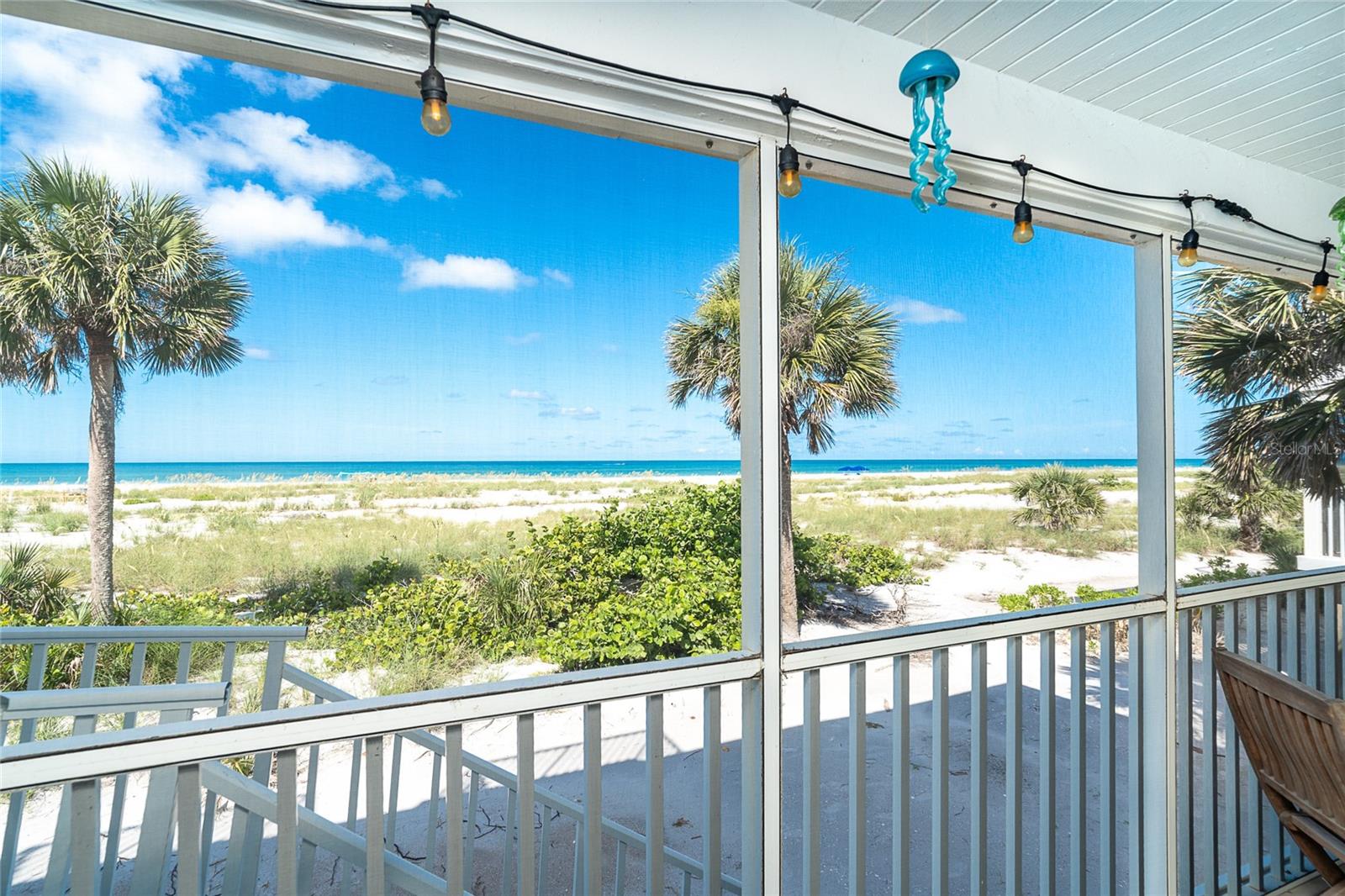 Wow, this villa is amazing, and the price is too! Direct view of the beautiful gulf waters. Luxury finishes compliment the island villa, tile throughout, stainless steel appliances, a wine refrigerator, granite counter tops and a spacious open floor plan compliment the open floor plan. Located on a barrier island between Naples and Tampa an easy drive from several airports this unique location and villa are the hidden gem you are looking for. High end finishes and a fabulous view of the famous South Florida sunsets. Whether you are looking for the perfect winter warm retreat, weekend hideaway or home on the water, Palm Island is the answer. Spend hours on the beach or taking part in the resort's vibrant tennis and pickle ball program, workout in the renovated fitness room, book a massage or take a dip in the community pool. Enjoy the renovated Coconuts Cafe for morning coffee or an afternoon treat. The islands only restaurant Rum Bay is available for the cooks night off on site. Just a short ferry ride takes you to this island paradise location comparable to the best beaches of the Caribbean islands. Start listening to the waves and walking in the sand daily today.