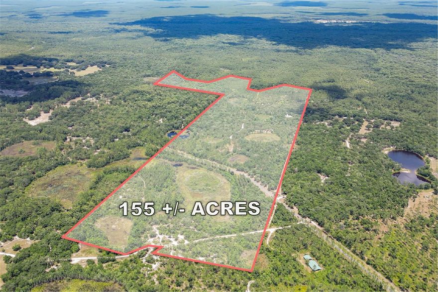 If you've longed for a piece of olde Florida, a place nostalgic of orange blossoms, giant live oaks and whispering sand pines, look no further. This beautiful property in Fort McCoy, Florida is a one-of-kind Florida treasure. The two parcels in this sale total 154.88 acres.  The outdoor enthusiast can enjoy wildlife set among the oak hammocks, pine forests and cabbage palms.  This paradise is just two miles from the Ocklawaha River boat ramp and adjoins the State of Florida Greenways to the Ocklawaha River. Only 20 miles to Ocala, one of Florida's most desirable communities to live in, this refuge takes you back to a simpler time with easy access to shopping, dining and more. Orlando and Jacksonville Airports are just 90 miles. The two parcels can be sold separately (119.52 acres and 35.36 acres respectively).