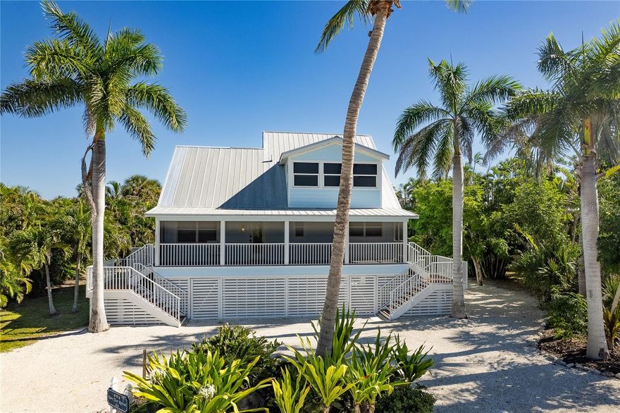 Three bedroom two bath island house with remodeled bathroom, kitchen and flooring. New appliances and quartz countertops in the kitchen with an open floorplan in the living area.  Backyard boasts a large swimming pool and spa with plenty of open space.  Repairs from the hurricanes are as follows:  siding, screened porch, portion of the deck leading to the dock, pool equipment, downstairs storage and drywall and flooring. Other updates: new hot water heater, electrical and kitchen, flooring.  Don Pedro-Knight-Palm Island is a bridgeless barrier island situated between Sarasota/Tampa to the north and Ft. Myers/Naples to the south. Accessible only via private boat or a 4 minute car passenger ferry ride.  Enjoy the serene island life: walking the secluded beaches searching for shells and shark's teeth, biking, swimming, fishing for your dinner, paddle boarding, kayaking and much more.  This home is just a few minutes to the beach in a golf cart.  Buy your piece of paradise today!!!