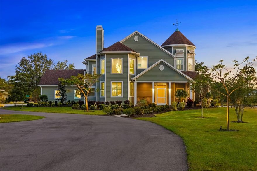 Discover a rare fusion of classic elegance and modern sophistication in this meticulously rebuilt Victorian-style estate, in the prestigious Panther Ridge community. Set on over 7.3 gated and fully fenced acres, this extraordinary property offers absolute privacy and tranquility in a lush, park-like setting. Reconstructed from the studs up, the 3,800-square-foot main residence, with 3 bedrooms and 4 baths, has been thoughtfully re-envisioned with premium materials and exceptional craftsmanship throughout. Dramatic ceiling heights, bespoke millwork and high-end designer finishes create a timeless yet contemporary atmosphere, ideal for grand entertaining and intimate living. The estate includes an expansive enclosed pool area, a luxurious 680-square-foot pool house and a versatile 40-by-80-foot outbuilding with garage parking for up to five-plus vehicles. A beautifully finished 1,100-square-foot guest house with two bedrooms, one bath and full kitchen provides ideal accommodations for extended stays or multigenerational living. Residence highlights include fully reconstructed in 2022 with new Hardie board siding and impact windows. Elegant chef’s kitchen with custom cabinetry, walk-in pantry and separate butler’s pantry. Premium, Monogram appliance suite, including double ovens and built-in ice maker. New flooring, tile, lighting and custom built-ins throughout. Designer-appointed baths and spacious closets. Fresh interior and exterior paint. Outdoor features completely updated pool and spa with new resurfacing, pavers and coping. Newly screened enclosed pool area with full outdoor kitchen. Fully irrigated vegetable gardens with new raised beds. Professionally landscaped grounds with mature trees and new plantings. Variety of fruit trees including mango, avocado, olive and cherry. Illuminated by 65 new exterior lights for dramatic nighttime ambiance. Additional structures include pool house with flexible space for lounging or guest use. Guest house with garage parking for five-plus vehicles (total seven-car). Separate enclosed storage area/workshop. Property enhancements include new impact-rated exterior doors and windows (excluding front door.) All new fencing, cross-fencing and gated entry, pasture for horses. New irrigation system and decorative pond fountain. New driveway and landscape lighting system. This estate is an exceptional opportunity for the discerning buyer seeking elegance, space and privacy, without compromising proximity to Lakewood Ranch, A-rated schools, equestrian trails, and the region’s finest shopping and dining. Shown by private appointment only.