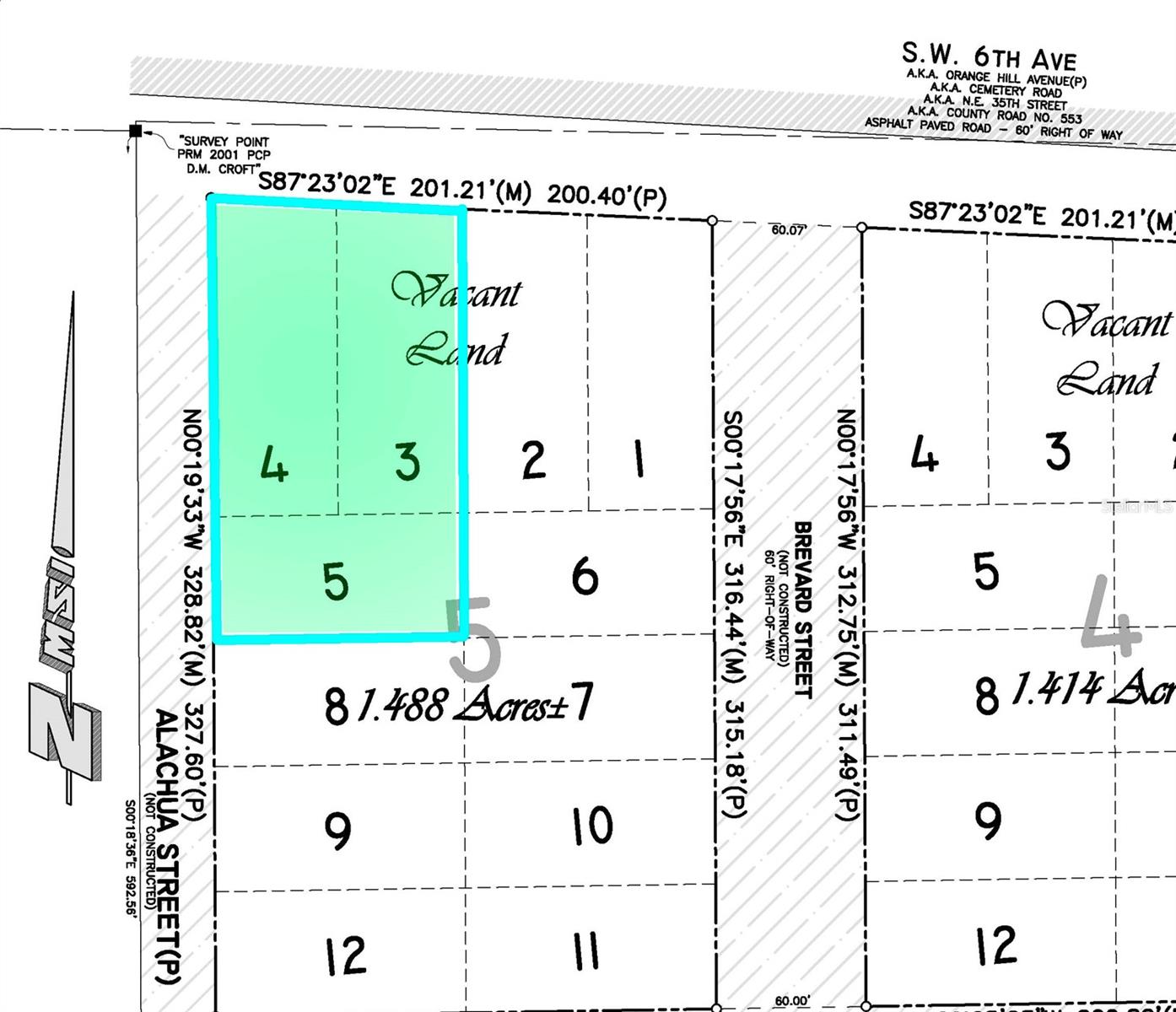 HILLCREST UNIT 1 - Land