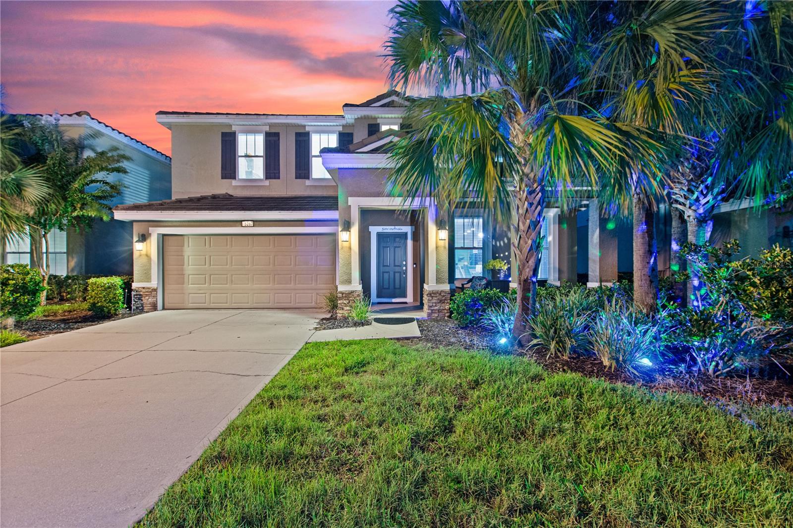 “Merrily, Merrily, life is but a dream.” And here, that dream becomes your Happily Ever After. Whether you crave the excitement of resort living — with a clubhouse and nightly dining from the on-site café, yoga on the lawn, pickleball matches, lazy river afternoons, fitness sessions, and poolside movies — or the bliss of homebody perfection, this Solterra treasure delivers it all.
Step onto the wide front porch, perfect for morning coffee and neighborly hellos, and feel the sense of arrival. Inside, five bedrooms and four-and-a-half baths are thoughtfully appointed and fully turn key for comfort and style. Two serene primary suites — one upstairs, one down — provide private retreats, ideal for breakfast in bed and a quiet read. A charming queen suite and two cheerful twin bedrooms (one Marvel-inspired, the other classic in style) ensure there’s space for family and guests alike.
At the heart of the home, the open kitchen and family room invite connection. A sweeping semicircular granite island seats six to eight with ease, setting the stage for laughter, stories, and a chef’s next masterpiece. Just beyond, the converted garage games room promises spirited competition, while the formal dining room glows with tropical charm, comfortably seating eight and accommodating up to twelve with a convenient kitchen pass-through.
Upstairs, the loft transforms into a popcorn-ready, sectional-comfy theater for cozy movie nights.
Outdoors, lush landscaping and graceful oaks surround a sparkling heated pool and bubbling spa. The expansive deck is made for alfresco dining, sun-lounging, and daytime games, while at night, twinkling caravan lights create the perfect backdrop for intimate gatherings and sizzling grill feasts. A pool-access bath adds a welcome touch of convenience.
Lovingly maintained and truly turnkey, this home is just a five-minute stroll from Solterra’s coveted amenities. Here, dreams are not imagined — they’re lived. Come see for yourself, and step into the life you’ve been waiting for.
This is a manned gated community