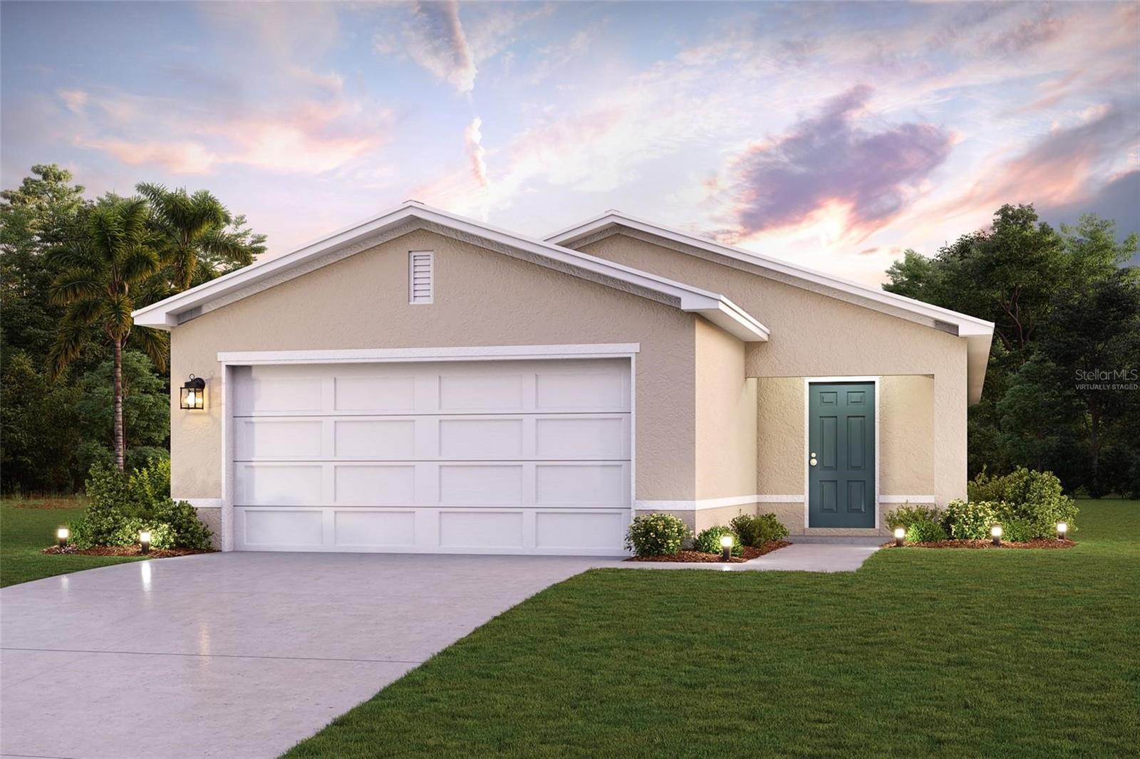 You will love this DELIGHTFUL NEW Single-Story Home in the Eagle Hammock Community! The desirable Sanibel Plan boasts an open design encompassing the Living, Dining, and Kitchen spaces. The Kitchen features gorgeous cabinets, granite countertops, and Stainless-Steel Steel Appliances (Including Range with a Microwave hood and Dishwasher). In addition, the primary suite has a private bath with dual vanity sinks and a walk-in closet. This Home also includes 2 more bedrooms and a full secondary bath. This desirable plan also comes complete with a 2-car garage.