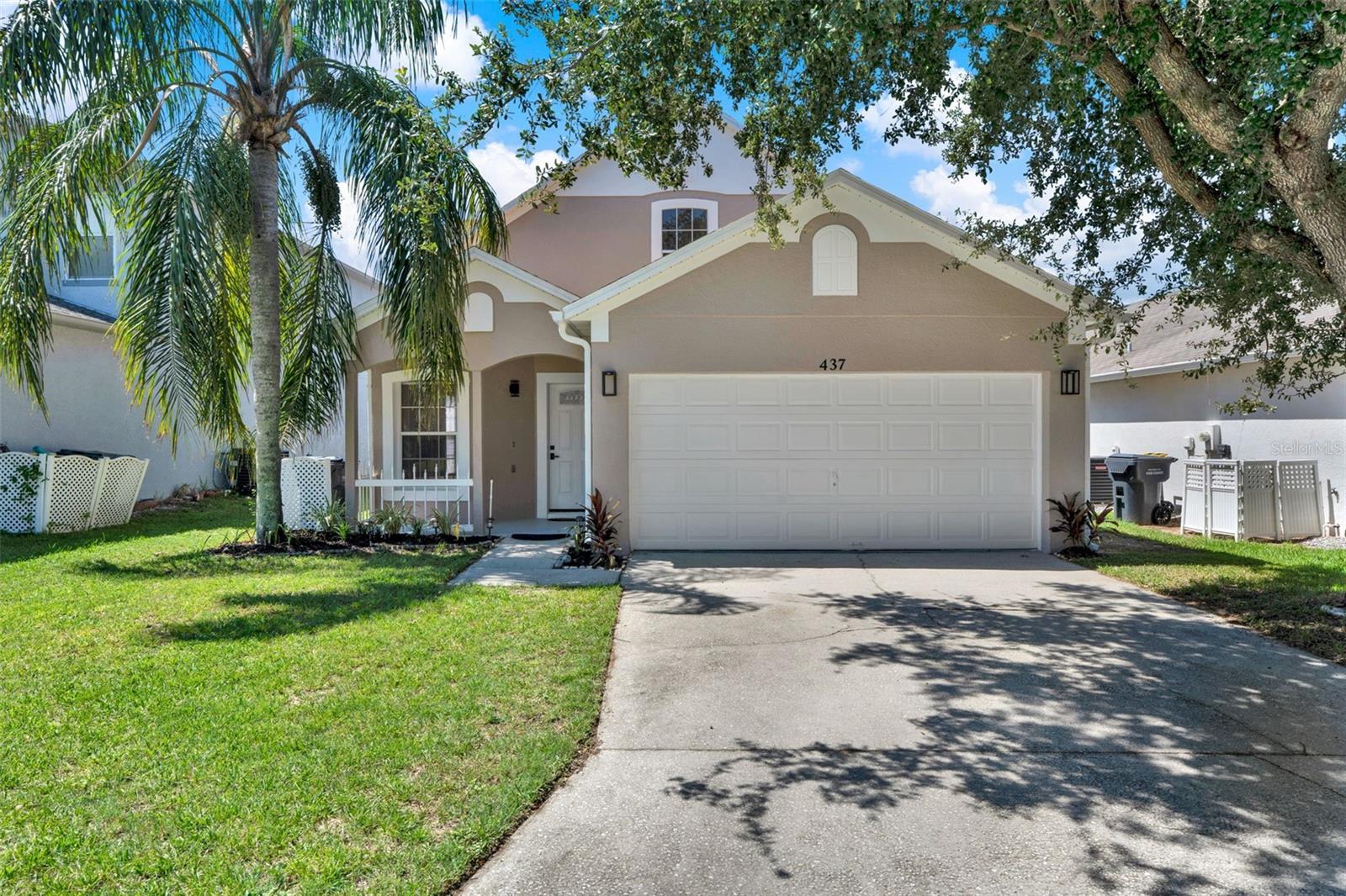 One or more photo(s) has been virtually staged. Stylishly Renovated Pool Home in Prime Davenport Location!
This beautifully updated 4-bedroom, 2.5-bath residence offers modern living in a desirable Davenport community that allows both short-term and long-term rentals—perfect as a primary home, vacation retreat, or investment opportunity!
Step inside to discover a completely remodeled interior that exudes elegance and comfort. The home features fresh interior and exterior paint, luxury vinyl flooring throughout, and designer lighting that adds a sophisticated touch to every room.
The chef’s kitchen is the heart of the home, boasting sleek white cabinetry, quartz countertops, and stainless steel appliances, including a gas range, refrigerator, microwave, and dishwasher. The open-concept layout flows effortlessly into the main living area, offering gorgeous views of the screen-enclosed pool and fully fenced backyard—perfect for relaxing or entertaining.
Retreat to the stunning remodeled bathrooms, each showcasing custom tile work, smart toilets, modern vanities, quartz counters, designer fixtures, and luxurious rain head showers for a spa-like experience.
Additional features include a gas water heater, washer and gas dryer, and ample natural light throughout.
Located near world-class attractions, golf courses, shopping, dining, and major highways, this home combines comfort, convenience, and value. Don't miss your chance to own this move-in ready gem! Whether you're looking for a permanent residence, second home, or income-producing property, 437 Sonja Circle checks all the boxes!