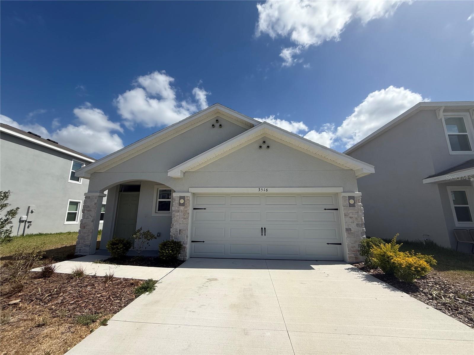 Welcome to Farm at Varrea community! This highly sought after premium pond view features a beautifully updated 3-bedroom, 2-bathroom home located in a quiet, family-friendly neighborhood. Built in 2023 this spacious home offers an open floor plan with plenty of natural light, creating a warm and inviting atmosphere. The modern kitchen features stainless steel appliances and ample cabinet space, perfect for cooking and entertaining. The master suite includes a walk-in closet and a private en-suite bathroom, offering the perfect retreat after a long day. Enjoy the outdoors ideal for relaxing or entertaining guests. The community offers plenty of amenities including luxury resort-style pool with a slide, a lap pool, a playground, a basketball court, and a dog park. Conveniently located near I-4, this home offers easy access to restaurants, groceries, medical facilities, and recreational activities. Available for immediate move-in!