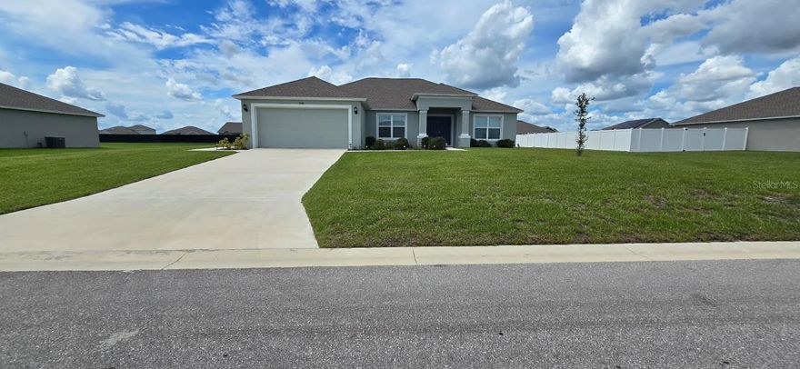 This Beautiful 4 Bedroom 2 bath sits on oversize lot, beautiful open floor plan, and plenty of space for family gathering. Caloosa Ridge is a brand-new community by Southern Homes located in the charming town of Babson Park, Florida. The community boasts a prime location near a picturesque lake and is easily accessible to all of central Florida via Hwy 27.  Caloosa Ridge is the perfect place to call home for those looking for a peaceful and serene lifestyle. You'll find the perfect home to fit your needs and lifestyle in Caloosa Ridge. NO CDD!