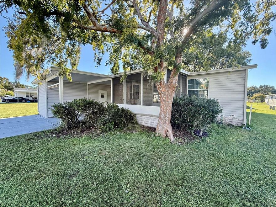 Welcome Home!
Here’s your opportunity to own in the highly desirable Forest Glenn Co-op Community, where you own the land!  This charming 3-bedroom, 2-bathroom home is priced so you can add your own personal touches and make it your own for years to come.  Enter through the all-seasons porch, perfect for year-round relaxation, and step into a warm and inviting open floor plan where the living room seamlessly flows into the dining area and upgraded kitchen.  The kitchen features a modern design, ample cabinet space, and a pantry for plenty of storage.
The first bedroom sits at the front of the home and is ideal for an office or guest room. The second bedroom is located near the main bathroom and includes a walk-in closet. The primary suite is privately situated on the opposite side of the home with a spacious walk-in closet, linen storage, and a bathroom featuring a mobility-friendly walk-in shower.  Both bathrooms are tastefully updated, with the main bathroom offering a tub/shower combo.
Additional features include an Envirosept electronic air cleaner and a air-conditioned workshop, perfect for hobbies, projects, or extra storage.
Forest Glenn is a vibrant and friendly 55+ co-op community where neighbors quickly feel like family.  Residents enjoy resort-style amenities including a heated pool, shuffleboard, horseshoes, and billiards, creating plenty of opportunities to connect and have fun.  The monthly co-op fee even covers yard maintenance, giving you more time to relax and enjoy the Florida lifestyle.
The location is unbeatable, just minutes from shopping, dining, and local favorites like Weeki Wachee Springs, Rogers Park, Pine Island, and Aripeka.  Directly across from the Weeki Wachee Preserve, you’ll have access to trails, marshes, and natural Florida beauty right outside your door.
Whether you’re a snowbird, year-round resident, or simply seeking affordable living in a friendly, well-kept neighborhood, this home is an excellent opportunity.  Schedule your showing today and start envisioning the possibilities!