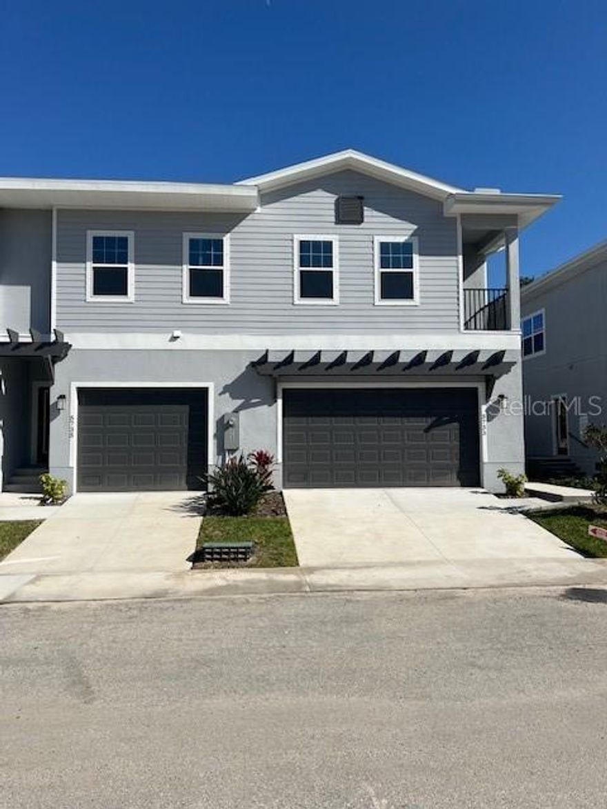 Now Leasing – Brand New Townhomes in Tampa Bay! Welcome to Kingsport Townhomes, a fresh new community in Town & Country offering modern living with exceptional convenience. These beautifully crafted homes feature open layouts, high ceilings, crown molding, and a stylish, low-maintenance design perfect for today’s busy lifestyle. Choose from spacious one-car or two-car garage floor plans. Each plan features LVP and tile flooring throughout (no carpet) and includes bedrooms with full baths on both levels, ideal for roommates, guests, or multi-generational living. Enjoy a chef-inspired kitchen featuring quartz countertops, soft-close cabinetry, stainless steel GE appliances, and sleek finishes that make every meal a pleasure. With a prime location near downtown Tampa, the Gulf beaches, Tampa International Airport, shopping, and dining, you’ll be right in the center of everything. Built on a 13-foot elevation, so buyers also enjoy peace of mind and stable insurance costs. This dog-friendly community is designed for easy living—thanks to a low monthly HOA that covers water, sewer, trash, landscaping, sprinklers, exterior maintenance, and insurance. Renters are only responsible for electricity and internet, which simplifies budgeting and reduces stress. High-quality systems include AO Smith High Energy Saver water heaters, Carrier A/C units, and Moen fixtures, blending efficiency with modern comfort. These townhomes are ready for immediate move-in and offer flexible lease options. Spacious, stylish, and smart - this is rental living done right at Kingsport Townhomes, where comfort meets convenience in Tampa Bay.