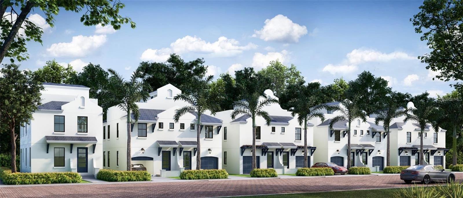 2024 Townhome with Rooftop Patio
Newly Built Townhome. One or more photo(s) has been virtually staged. Completed in August 2024, these Dutch West Indies-inspired Palmetto Beach Villas are close to Ybor City, Downtown, Channelside, & Crosstown Expressway to Brandon or Gandy. The superior design includes natural lights entering windows on 3 sides! Each 2-story townhome has 3 BR. 2.5 baths, with attached garages PLUS a Roof-Top Deck for relaxing or entertaining your guests. Nine-foot ceilings with open floorplans downstairs, 5-panel doors, and hurricane impact windows all trimmed with wood molding. Luxury 5" Vinyl, Shaker-style cabinets doors with 42" Upper cabinets, reach-in pantry, Island bar sink, elegant creme quartz counters, stainless hood and appliances including slide-in range and built-in microwave. Glass sliding door leads to outdoor patio overlooking private, fenced backyard, allowing natural lights to enter this Kitchen/Dining/Family room floorplan. Upstairs the Primary suite includes a frameless glass walk-in shower and dual vanities, oversize Primary bedroom, and walk-in closets. Guest bedrooms share a Jack-n- Jill bath with tub/shower. Just blocks from the water De Soto Park Recreation Complex with fishing pier, kayaking, football fields, skate-park, pool, playground, & dog walk. Be among the first to enjoy healthy living in your own home, in one of Tampa's most convenient neighborhoods.
Qualify with combined household income of $9,000 per month.