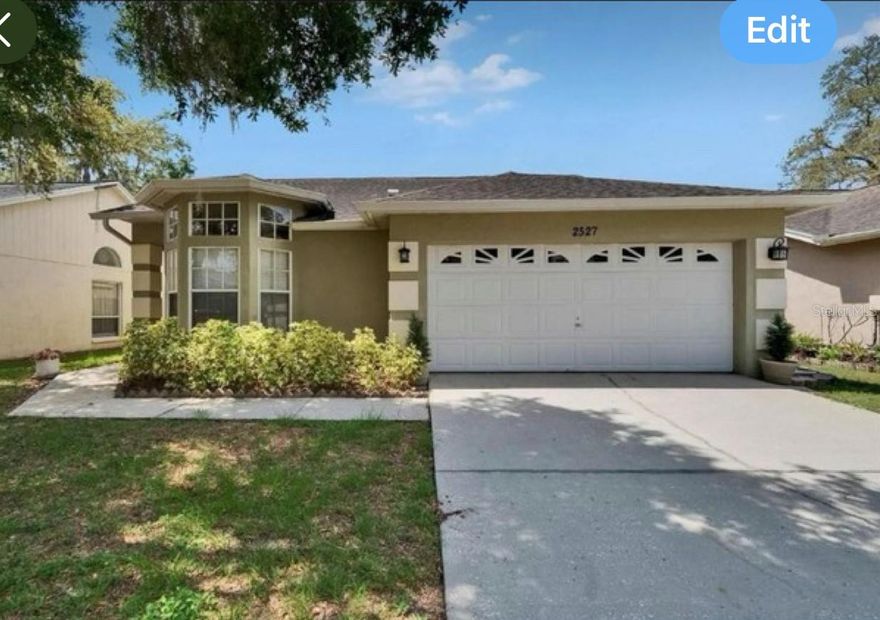 Looking for rental property?!  Now available is a spacious 3 bed 2 bath 2 car garage at a price you can not refuse.  Be the first to view by appointment only.  This Valrico well maintained home with a screened in back porch and fenced in yard is move in ready.  New Roof, New Water Heater and New Refrigerator.   Schedule your showing today.  Looking forward to giving you the TOUR.