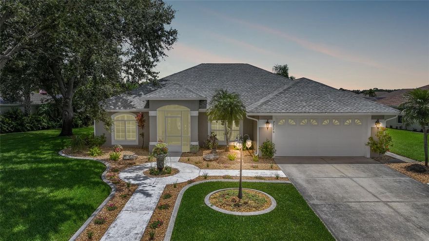 LOTS of NEW! AND a NEW PRICE!!  Inspection reports are available for a transparent, worry-free closing!
Wake up to serene waterfront sunrises from your private, screened lanai in this meticulously upgraded North Port retreat. This home is designed for the Florida lifestyle, featuring a seamless indoor-outdoor flow with triple sliding glass doors and French doors that flood the space with natural light and breathtaking water views.
EXTENSIVE RECENT UPGRADES:
Peace of Mind: New AC (Aug 2025), New Pool Heater/Chiller (Aug 2025), and newer Roof (2021).
Chef’s Kitchen: Brand-new cabinetry, sleek appliances, auto-lighting pantry, and elegant pendant lighting.
Private Oasis: 26’x12’ saltwater gunite pool with a 2025 heater/chiller for year-round temperature control.
Move-In Ready: New tile flooring throughout (no carpet!), fresh interior/exterior paint, and professionally cleaned vents.
Garage Bonus: Rare 4-foot extension—perfect for a workshop or oversized storage.
The desirable split-bedroom layout ensures maximum privacy for the primary suite. Located in the peaceful Charleston Park community, this home offers the perfect blend of modern efficiency and quiet luxury. Experience the serenity—schedule your private tour before this gem is gone!