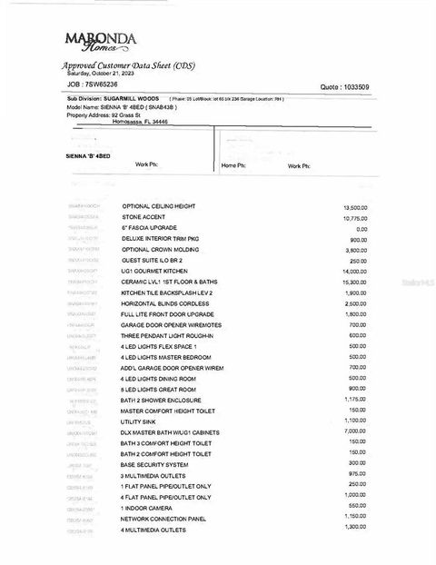 Tiny photo for 92 Grass Street, Homosassa, FL 34446 (MLS # W7877797)