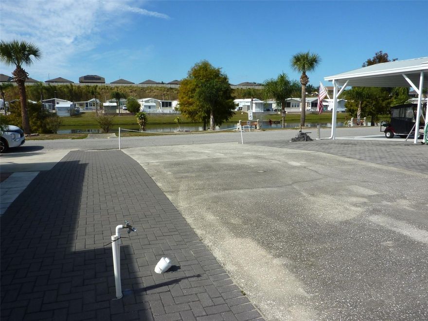 Well positioned vacant lot with superb water view is now available in the 55+ community of Center Crest RV Park. This beautiful concrete and pavered lot is very low maintenance and has all hook ups in place along with a 10' x 8' shed for all the extras. This hidden gem of a community lies nestled off Davenport Blvd approx. a mile from Hwy 27 and close to the amenities, restaurants and shopping at Posner Park as well as the medical facilities surrounding Advent Hospital. This secure gated community offers a heated pool, relaxing spa, shuffleboard court, a pond with fountain and park benches around the perimeter to relax and watch the wildlife. The spacious clubhouse offers a pool table, tennis table, library, laundry facilities and a busy calendar of numerous social events to keep you entertained year round. All of this comes at an incredibly affordable price with HOA fees of only $58 per month making it the perfect opportunity to start living the Florida lifestyle you’ve always dreamed of. What are you waiting for? Call to arrange a viewing today!