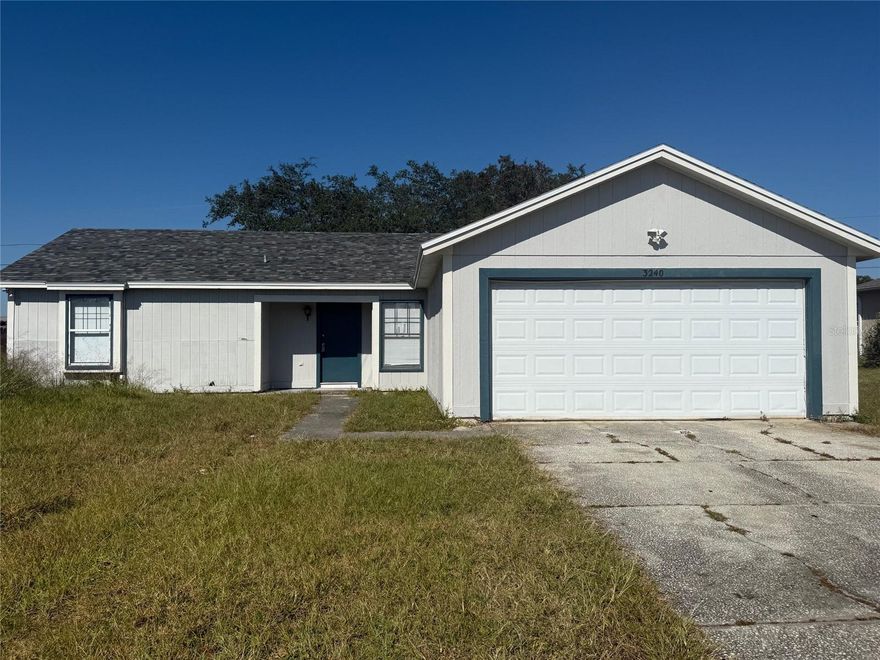 Welcome to this Deltona home offering comfort, functionality, and peace of mind with a brand-new roof. The desirable split floor plan provides privacy and flexibility, while the freshly installed LVP flooring in the bedrooms adds a modern, low-maintenance touch buyers will appreciate. The main living area flows seamlessly into the dining space and kitchen, creating an inviting layout ideal for everyday living or entertaining. Each bedroom offers comfortable space and versatility, and the 2-car garage provides valuable storage and parking. Step outside to a spacious backyard with plenty of room for outdoor living, gardening, pets, or future enhancements. Located close to shopping, dining, parks, and major roadways, this home delivers excellent value in a convenient Deltona location. With some major updates already completed, it’s move-in ready and easy to make your own.