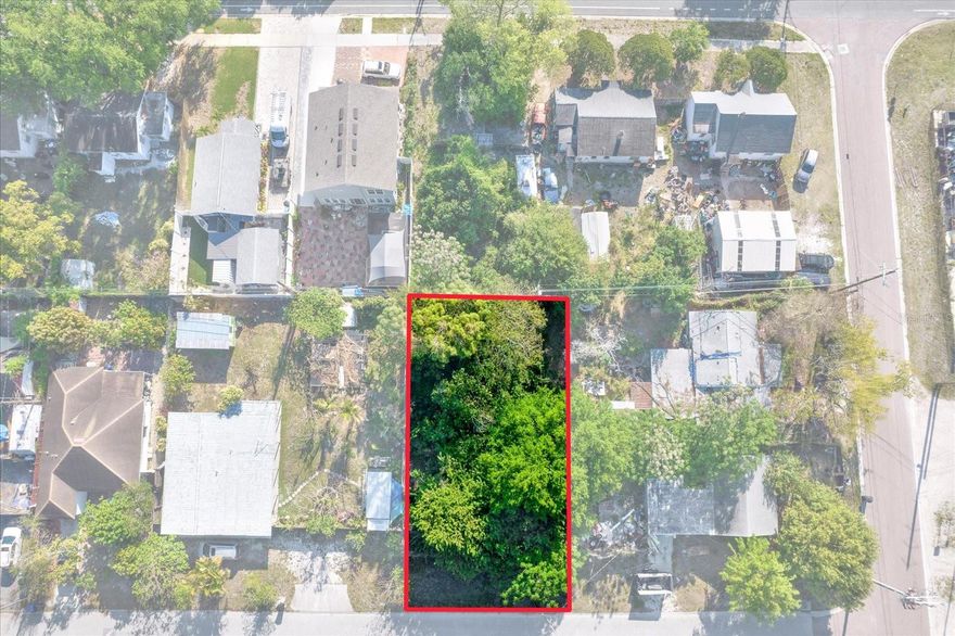 Prime development opportunity in St. Petersburg! This vacant lot is ready for your vision perfect for new construction or a long-term hold. Even more appealing, it backs up to a second parcel also being sold by the same owner, offering a rare chance to expand your footprint, increase build potential, or secure additional space. Conveniently located near I-275 with easy access to downtown St. Petersburg, area beaches, shopping, and dining. A unique opportunity in a growing area you won’t want to miss.