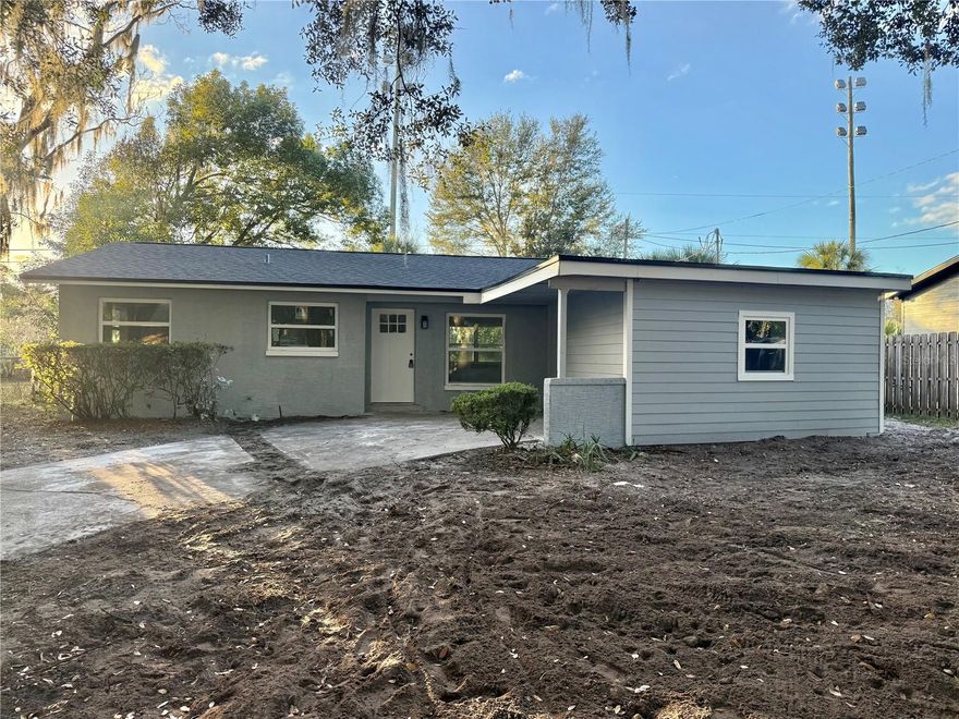 This fully remodeled 4 bedroom, 2 bathroom home offers a modern layout with extensive upgrades throughout. Renovations include a new roof, new HVAC system, updated plumbing and electrical, new sewer and water lines, and energy-efficient windows. Inside, the home features LVP flooring throughout, ceramic tile in both bathrooms, updated fixtures, and ceiling fans in each bedroom. The redesigned floor plan also includes an added laundry room for convenience. With major systems replaced and interior finishes updated, this home provides a move-in ready option with long-term peace of mind for its next owner.