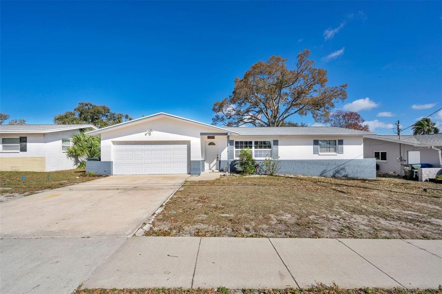 This well-loved 3-bedroom, 2-bath, 2 car garage home with 1,543 sq ft has been owned by the same owner since the 70's and has been lovingly cared for over the years. Offering solid construction and great bones, this home is the perfect opportunity for a buyer looking to update and make it their own. Features include a newer roof, a functional floor plan, and generous living spaces. Located in an established Largo neighborhood and not in a flood zone, this property offers endless potential for renovation, customization, or investment. Bring your vision and transform this classic home into something special. Conveniently located near shopping, dining, and beaches. A rare opportunity you won’t want to miss!