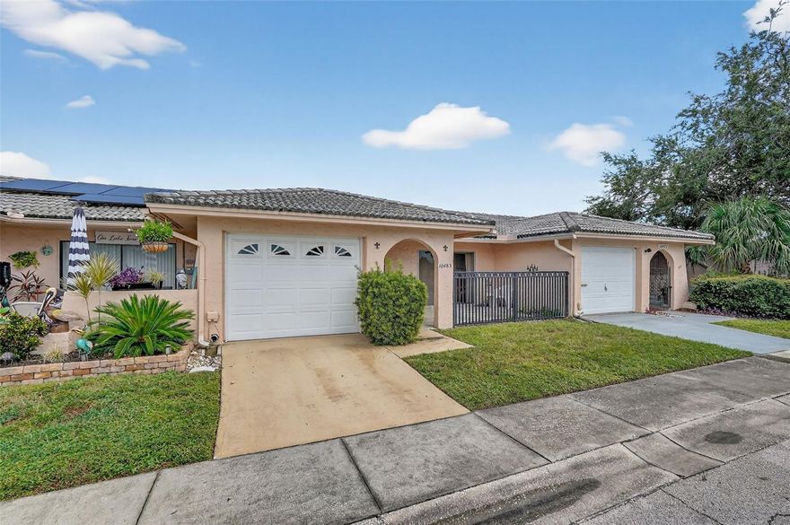 One or more photo(s) has been virtually staged. Welcome to 10483 Azalea Park Drive, a 2-bedroom, 2-bath condo in the desirable 55+ community of Springwood II in Pinellas Park. Offering 1,085 square feet, this home features two spacious bedrooms, a walk-in closet in the primary suite, and two full bathrooms. The floor plan includes both a welcoming front courtyard entry and a private courtyard off the living room, creating multiple spaces to enjoy the Florida lifestyle. A pond view enhances the setting, adding a peaceful backdrop. While the interior is ready for a full renovation, it provides the perfect blank canvas for an investor or snowbird to transform.

Springwood II residents enjoy a vibrant community atmosphere with a clubhouse, swimming pool, shuffleboard, fitness center, card and pool tables, and gazebos for gathering. Located just minutes from shopping, dining, major roadways, and a short drive to Florida’s award-winning Gulf beaches, this property offers both convenience and potential. Whether you’re looking for your next project or a seasonal retreat, this condo is ready for your vision.