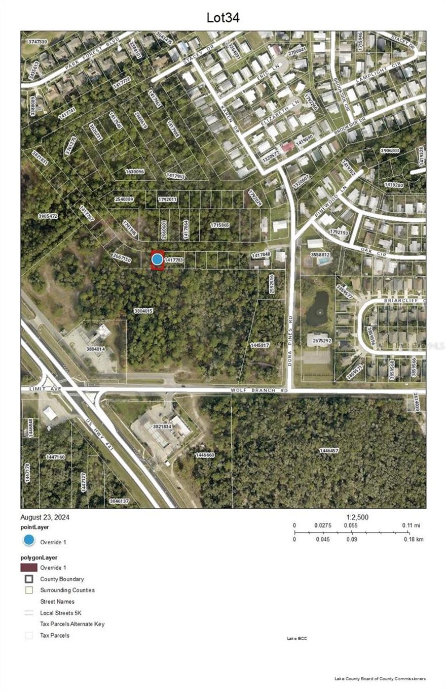 Looking for the perfect spot to build our dream home? Look no further than this unimproved land located near US441 and downtown Mount Dora. This property is zoned for both single family homes and manufactured homes, offering plenty of options for your future residence. While sewer and well installation will be necessary, this lot’s prime location is worth the investment. Just minutes from US441 and 2.4 miles from downtown Mount Dora, you’ll have easy access to all the festivals and events this charming town has to offer. Plus, you’ll be a short drive away from Renniger’s Flea Market and Antique Center, where you can discover hidden treasures and unique finds. This property’s convenient location also allows for easy travel to both the Gulf Coast and the Atlantic Ocean. Within an hour and a half, you can be relaxing on the beach and soaking up the Florida sun. If you’re looking for entertainment closer to home, Orlando and Disney are only 40-50 minutes away. Keep in mind that building requirements and regulations will vary by municipality, so it will be the buyer’s responsibility to contact Zoning and Planning to determine the specific requirements for this lot. Don’t miss out on the opportunity to build your dream home in this desirable location with NO HOA! PLEASE NOTE THAT THIS LAND IS UNIMPROVED AND MAY NOT BE ACCESSIBLE AT THIS TIME, ROADS ARE PLATTED, BUT MAY NOT BE CLEARED. YOU WILL NEED A WELL, SEPTIC AND EACH HOME WILL NEED A SPRINKLER SYSTEM PER PLANNING AND ZONING. ANY INQUIRES ON USE OF THIS PROPERTY SHOULD BE MADE TO THE LAKE COUNTY PLANNING AND ZONING. THIS IS ALL THE REALTOR KNOWS REGARDING THIS PROPERTY.