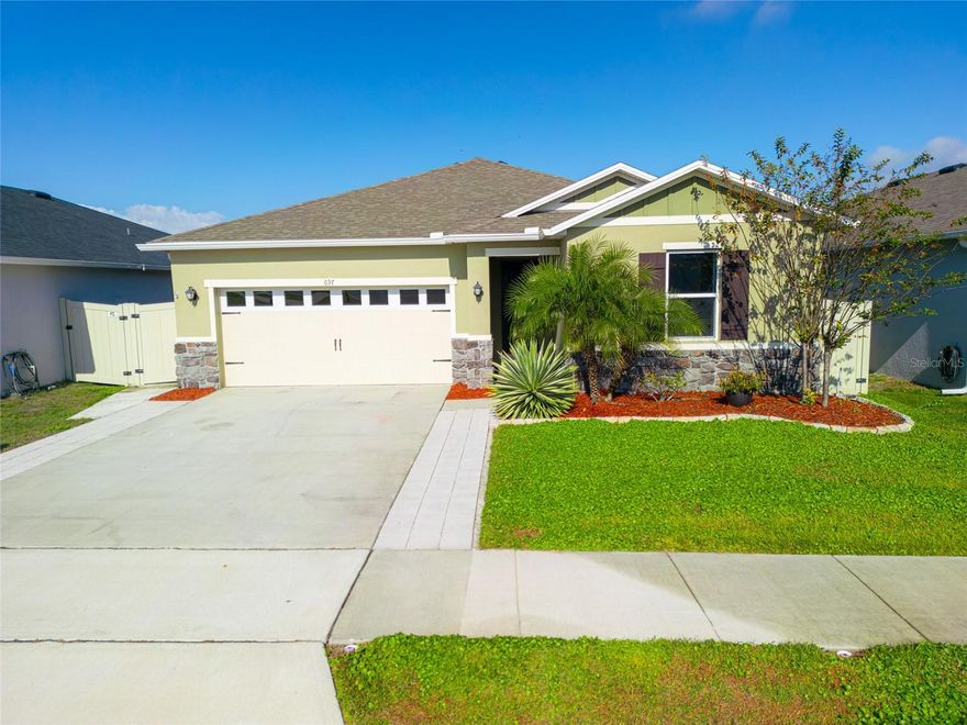 This beautifully maintained home can't be matched at this price.  Offering the rare combination of privacy, tranquility, and move-in-ready perfection. Backing up to a serene preserve, the backyard feels like your own tropical paradise, surrounded by lush, mature landscaping and anchored by two pergolas that create the perfect setting for relaxing or entertaining in total seclusion.

Inside, the home is immaculate and lightly lived in, showcasing pride of ownership at every turn. The open and inviting layout features three spacious bedrooms and two well-appointed bathrooms, with tile flooring flowing seamlessly throughout the entire home. This home has granite countertops throughout, a large center island, and ample space for gathering.

Step outside to the back patio, complete with shades for added comfort, where you can enjoy peaceful preserve and the calming atmosphere of the tropical surroundings. Adding even more value, the furniture is negotiable, making this home truly turnkey if desired. The garage is equipped with a mini-split unit, providing climate control for added comfort, storage, or hobby space.

This is truly an incredible find—meticulously kept, beautifully designed, and offering a lifestyle that feels like a private retreat every single day.