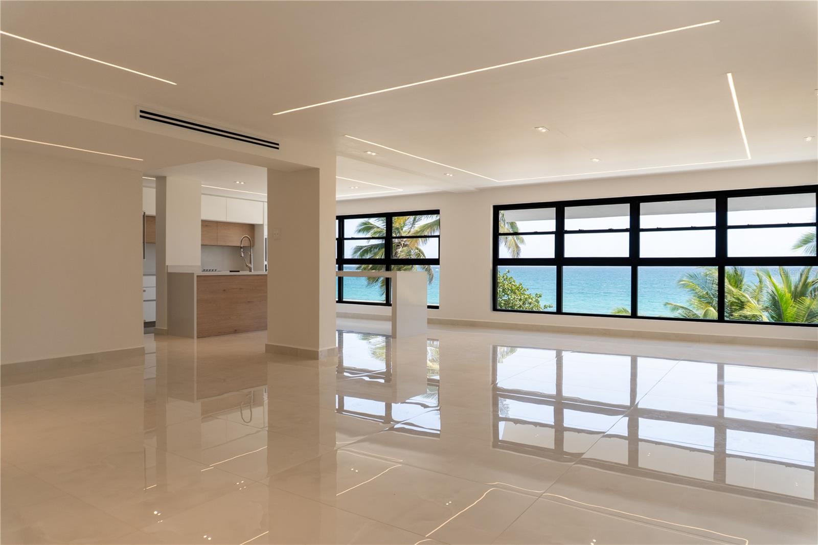One or more photo(s) has been virtually staged. Welcome to this newly renovated, stunning oceanfront residence at Tenerife.
Please note: All images shown are architectural renderings and are for illustrative purposes only. Final design, materials, and layout may vary. Offered unfurnished. Furnished option available at higher rental rate.
This apartment boasts over 2,200 square feet of fully updated interiors, showcasing a brand-new layout and finishes throughout. Designed for comfort and sophistication, the home is currently arranged as four spacious bedrooms, two full bathrooms, and an elegant powder room. Enjoy uninterrupted ocean views through floor-to-ceiling glass walls that fill the open-concept living and dining areas with natural light. This unit also includes three covered parking spaces, offering rare convenience in Condado!
Tenerife is an exclusive, boutique condominium with 24 residences—just two units on each floor—offering direct access to the beach in Condado. Whether you prefer relaxing on the sand or diving into world-class kite surfing, the ocean is just steps away. Located in one of Condado’s most sought-after residential areas, Tenerife is next to parks like "Parque del Indio" and Stella Maris, top private schools (Saint John’s and Robinson), and Ashford Presbyterian Hospital.
Experience the best of lifestyle, location, and luxury - Don’t miss your opportunity to be part of this exclusive oceanfront community!