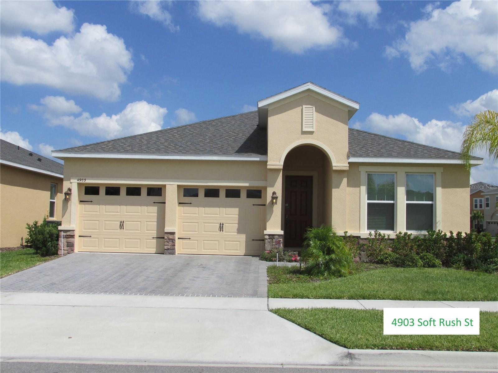 3 Bedrooms 2.0 Bath, kitchen with granite counter top, upgraded appliances, inside laundry, family great room open to kitchen and dining area. Wall-to-Wall ceramic floors. Double garage with electric openers, with landscaping service included. The Home is centrally located with easy access to I-4, Florida's Turnpike and East/West toll road. Minutes to Orlando Downtown, universities, schools, shopping and close to area Tourists attractions.