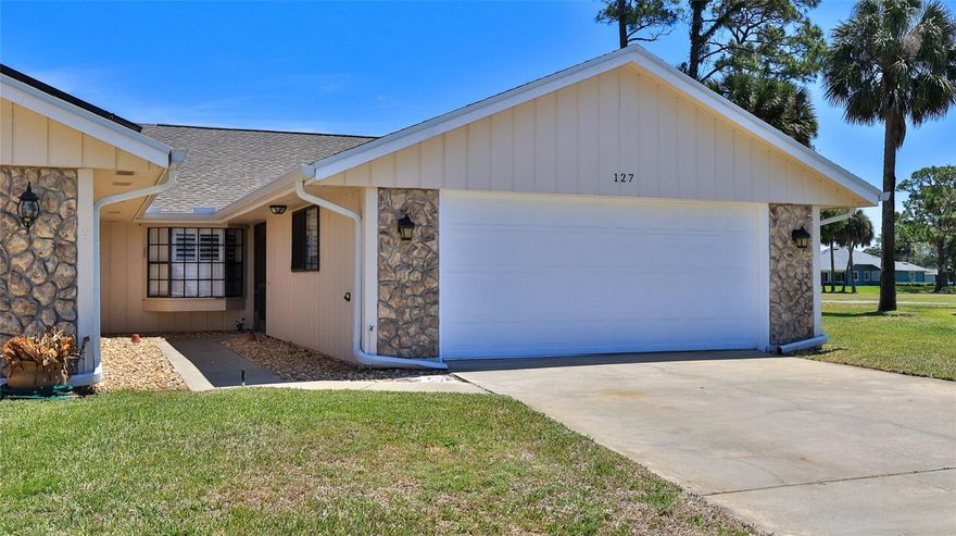 Arguably the best long-range views of golf course and water hazards in the community. Enjoy the Florida Lifestyle from paver patio overlooking the fairways, or enjoy the view from air conditioned comfort of the family room. Home has tile flooring throughout, eat-in kitchen and screened entry porch. On Lake Fairgreen Circle, offering large lots and wide street with the peace of mind that comes from knowing that home did not flood during hurricane Ian, a 1,000 year event. Centrally located, close to Historic Downtown Canal Street, and all the shopping and dining venues,as well as art galleries and boutiques - close enough to ride your bike along Riverside Drive on Saturdays for the weekly Farmers Market downtown. The beach is close by, 8 minutes by car. Nestled between 2 golf courses, and a community heated pool available by optional membership. NEW ROOF 2022. Low HOA annual dues of $300 provide irrigation system and sprinkler water, as well as retention pond maintenance and termite bond. Best value in town!