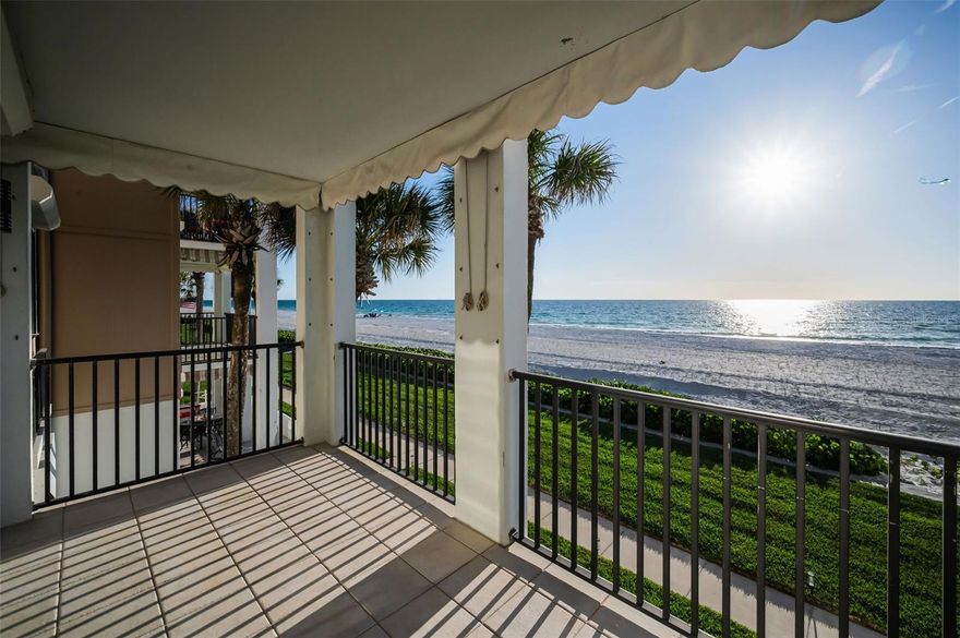 Tortugas De Mar in Belleair Beach. Residence #204B has three bedrooms and a direct, gulf-front, unobstructed Gulf of Mexico and Belleair Beach view! The Tortugas De Mar complex contains two buildings with 15 units each, directly on the Gulf of Mexico. Unit 204B is in the north building with its private balcony facing the Gulf and providing beautiful sunset and beach views. Open parking with two spots per unit and plenty of guest parking, as well. Pets are allowed. Residence #204B with 1,358 square feet of living space is designed to live much larger. The interior is ready for some updates, but the floor plan and location make it unique and special. The spacious living area furnishes beautiful views of the gulf and beach throughout. Tortugas DeMar has a large swimming pool aesthetically in the center of the community and lends a serene, comfortable and special, understated, resort-feel to the property. Check this out, you won’t be disappointed!