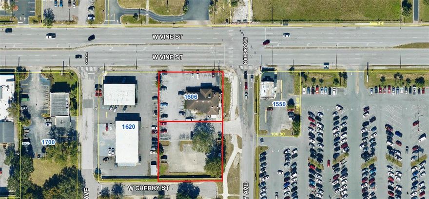 Freestanding commercial building located on high-traffic W Vine Street in Kissimmee. This property offers excellent visibility, strong traffic counts, and convenient access. The building features a functional layout suitable for a variety of commercial uses, including retail, restaurant, or service-based operations. Ample parking and prominent signage opportunities make this an ideal location for businesses seeking strong exposure in a growing market. Business is NOT for sale. Real estate only.