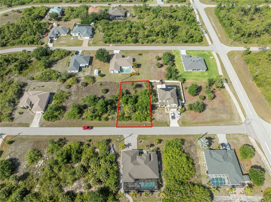 Build your dream home on this 0.23-acre residential lot located in the growing community of Port Charlotte. This property offers a great opportunity for both investors and future homeowners looking to secure land in a developing area. This 10,000 sq ft lot provides ample space for a custom home with room for outdoor living. No HOA restrictions and located in a quiet residential neighborhood with easy access to shopping, dining, schools, and the Gulf Coast beaches. Conveniently located near major roadways, making commuting and daily living easy. Don’t miss this opportunity to own a piece of Florida land at an affordable price. perfect for building now or holding for future appreciation.