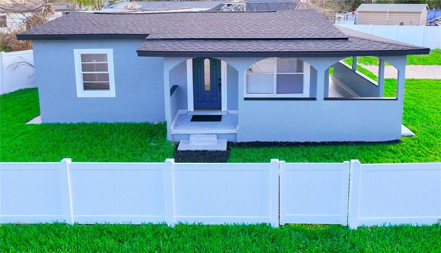 One or more photo(s) has been virtually staged. Move-In Ready, Fully Updated Home in the Heart of Tampa – Ideal Primary Residence or Investment Opportunity! 

Welcome to this beautifully updated 3-bedroom, 2-bathroom home located in a prime central Tampa location. This move-in ready property offers the perfect combination of modern upgrades, comfort, and excellent investment potential.
Inside, you’ll find fresh interior and exterior paint, brand-new flooring throughout, and updated interior doors, creating a clean and modern atmosphere. The fully remodeled kitchen features stainless steel appliances, updated cabinetry, and a functional layout ideal for cooking and entertaining.
Both bathrooms have been tastefully renovated with contemporary finishes, giving the home a stylish and refreshed feel.

Additional features include spacious closets for ample storage, a new roof, and a new water heater, providing peace of mind for years to come.

Step outside to enjoy a newly refreshed porch, perfect for relaxing or entertaining guests. The property also features a large fully fenced backyard with a white PVC privacy fence, offering plenty of space for pets, gatherings, or outdoor activities. A storage shed provides additional storage for tools, equipment, or hobbies.

This home is centrally located near shopping, dining, and major highways, making daily living and commuting incredibly convenient. Just minutes away you’ll find Publix, The Home Depot, some of the best restaurants along Hillsborough Avenue, and the popular Hamilton Park, a great park for children and family outdoor activities.

With its modern updates, excellent location, and strong short-term rental potential, this property presents a fantastic opportunity for homeowners and investors alike.

Don’t miss the opportunity to own this beautifully updated Tampa home—schedule your private showing today!