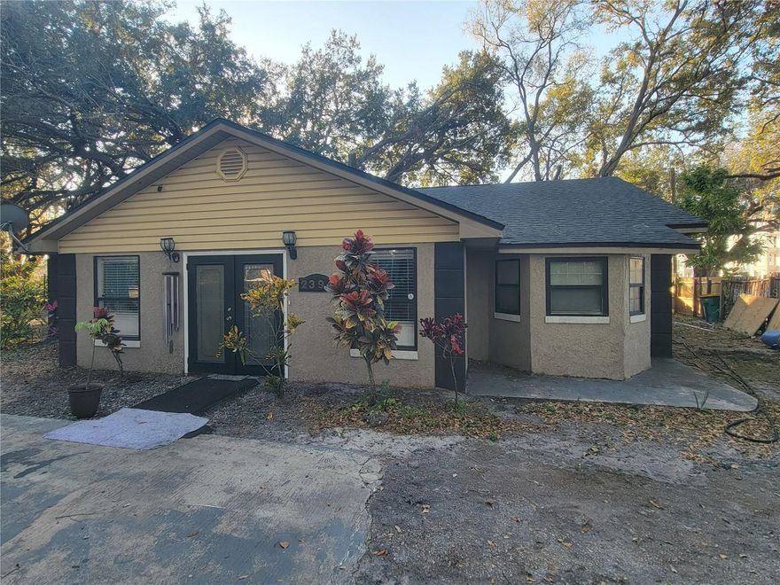 Spacious 4-bedroom, 3-bath single-family home on a generous 0.31-acre corner lot with no HOA! This versatile property offers an ideal layout with an eat-in kitchen, inside laundry, and a welcoming front bonus/sitting room perfect for a home office, reading area, or flex space.The split-style floor plan provides comfortable living for multi-generational households, or rental opportunities. Located within a block away from AdventHealth, making it especially appealing for healthcare professionals, traveling nurses, or long-term rental potential. Conveniently close to shopping, dining, and everyday amenities. Zoned for professional office use, offering rare flexibility for buyers seeking a live/work opportunity, small business location, or future investment potential. A unique opportunity for first-time buyers, investors, or entrepreneurs looking for space, location, and versatility.