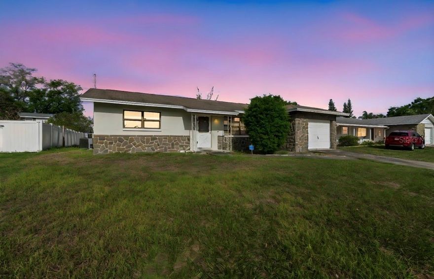 Investor opportunity in the highly desirable Town ’N’ Country/Rocky Point area. This 3-bedroom, 2-bath home offers a fantastic blank canvas to renovate, customize, and add value. The layout features a spacious living room plus an additional bonus room at the rear of the home, providing flexible space for a family room, office, or potential fourth bedroom. The oversized kitchen offers abundant counter space and strong potential for redesign. Terrazzo flooring runs throughout the main living areas, with carpet in the bedrooms.

The home also features a one-car garage with washer and dryer connections, offering added convenience and additional storage space. The large, private backyard is ideal for entertaining, gatherings, or future outdoor enhancements. Whether you’re looking to renovate and occupy, build equity over time, or add to your rental portfolio, this property offers multiple exit strategies. According to Tampa Housing Authority payment standards for the zip code, potential rental income may reach up to $2,930 per month (buyer to verify).

No HOA and no CDD help keep monthly expenses low. Centrally located near Tampa International Airport, shopping, dining, Raymond James Stadium, USF, HCC, and approximately 30 minutes to Clearwater’s award-winning beaches. Don’t miss this value-add opportunity in a prime location—schedule your showing today.