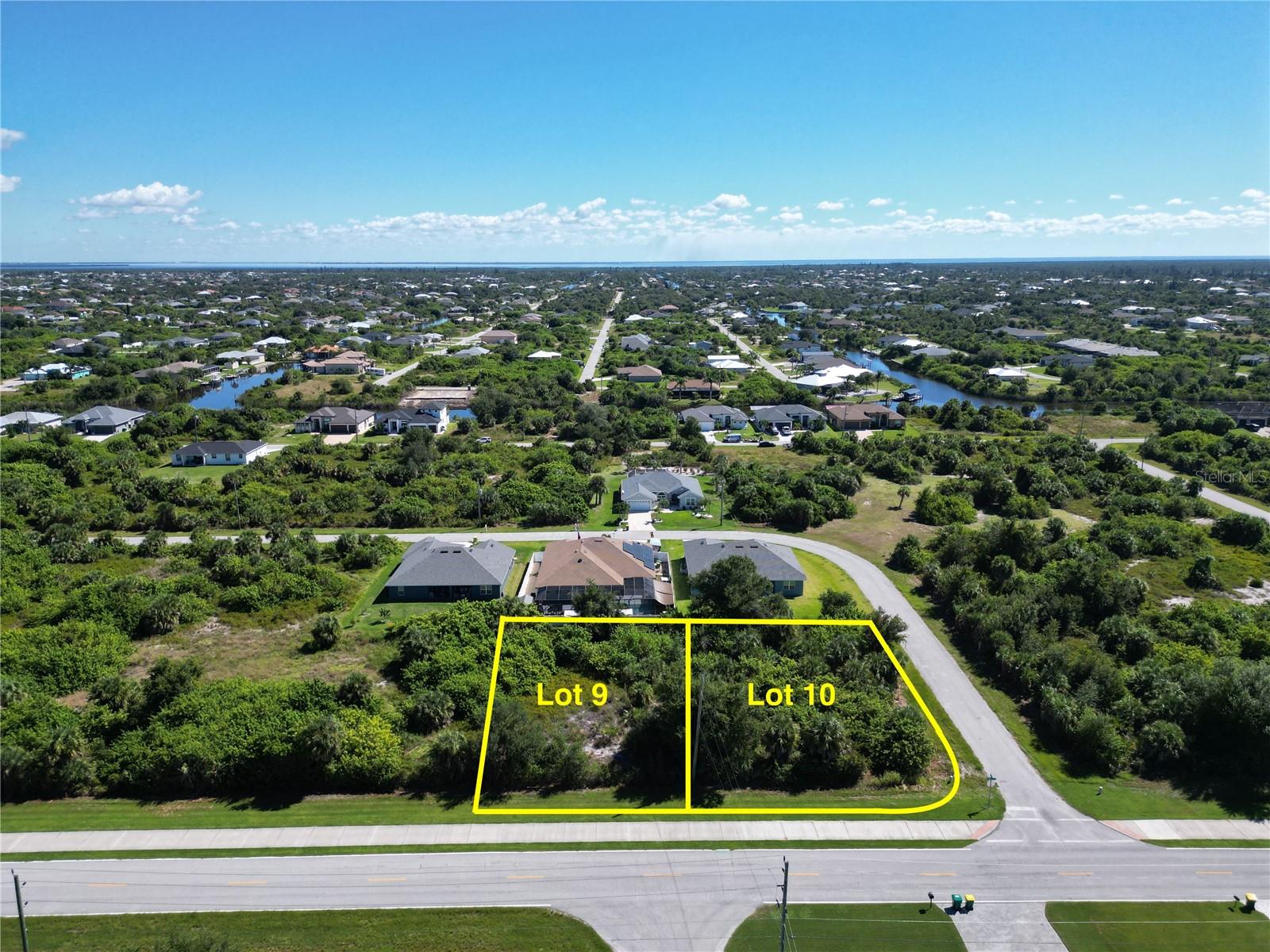 Beautiful lot for your dream home in the popular community of South Gulf Cove. This home site is within minutes of multiple beaches, restaurants, medical facilities, community boat ramp, golfing, and shopping. You’ll find the historic and quaint waterfront area of downtown Englewood and Punta Gorda just minutes away, and several regional and international airports are easily accessible from I-75 as well. Buy now as an investment or build your dream home in sunny southwest Florida. Public sewer and water are in with No assessments! Convenient access to a magnitude of golf courses, world-class fishing, boating, and stunning gulf beaches! Adjacent Corner Lot is for Sale by same owner. Buy both for a larger homesite!