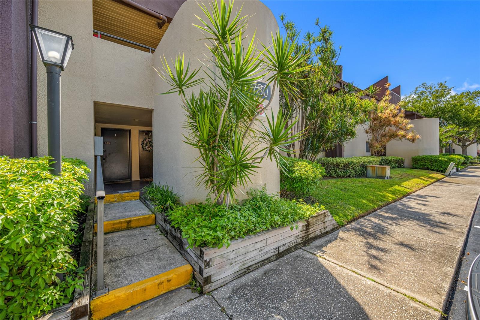 LOCATION LOCATION LOCATION Charming ground-floor condo in a vibrant, fun community. This welcoming 2-bedroom, 2-bath home offers effortless living with thoughtfully updated spaces and dependable comfort.
Ground-floor convenience with easy accessibility and no stairs to contend with. Be greeted by lots of natural light in this inviting open concept layout.Gorgeous and bright kitchen all remodeled in 2022, new cabinets, gleaming quartz counters, appliances all 2022-2024 complete with a convenient breakfast bar.
Brand-new luxury vinyl plank flooring throughout for a clean, modern feel.Large private primary suite with big closet and oversized windows overlooking the tropical outside porch. Generous size 2nd bedroom and full bath ideal for Family and guests. Convenient in unit laundry.. AC 2024, Water heater 2022.This condo has been meticulously maintained and is move-in ready.The pride of ownership is evident. Huge outdoor fenced in living space. Screened in porch and an open porch gives you lots of versatility and space to garden and just hang out with a cup of coffee in the morning or enjoy an afternoon beverage. This pet-friendly community offers a variety of amenities, pool, clubhouse, playground, tennis courts etc. enjoy living in a sought after neighborhood with a dynamic lifestyle. Close to Tampa and St Petersburg with lots of dining, shopping and entertainment options. Short drive to the Beaches. Schedule a showing today and experience the fun and charm for yourself.