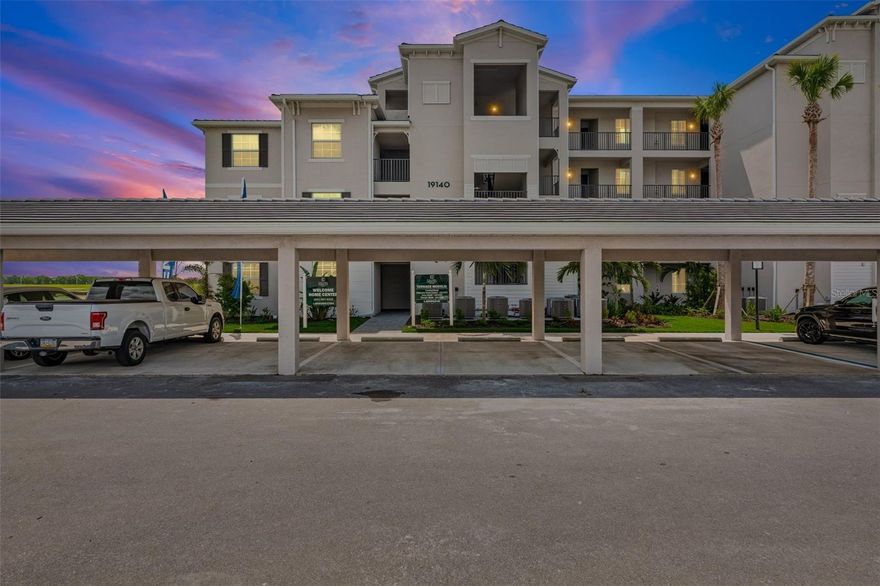 AVAILABLE STARTING MAY 15, 2026 --- CALUSA COUNTRY CLUB --- BRAND NEW UNFURNISHED 2 BEDROOM, 2 FULL BATH, 1 ASSIGNED PARKING CONDO --- First, last, security deposit & credit application fee required. --- For only $2,000 PER MONTH!!! --- Experience elevated Florida living at 19140 Scallop Loop #401 in Calusa Country Club, a stylish top-floor 2-bedroom, 2-bath condo offering added privacy, abundant natural light, and peaceful views. This unfurnished residence features a thoughtfully designed open floor plan with a spacious kitchen that flows seamlessly into the living and dining areas, perfect for both everyday living and entertaining. Enjoy your morning coffee or unwind in the evening from the private screened lanai, while the primary suite offers a comfortable retreat with a walk-in closet and en-suite bath. A well-appointed second bedroom and full bath provide flexibility for guests or a home office. Nestled within the sought-after Calusa Country Club community, residents enjoy access to resort-style amenities and a prime location near shopping, dining, and Southwest Florida’s beautiful beaches. --- Membership Transfer Fee Required. --- Pet friendly upon owner approval and $500 non-refundable pet fee. --- All Suncoast Leasing and Management residents are enrolled in the Resident Benefits Package (RBP) for $50.95/month which includes renters' insurance, HVAC air filter delivery (for applicable properties), move-in concierge service making utility connections and home service setup a breeze during your move-in, our best-in-class resident rewards program, and much more!
