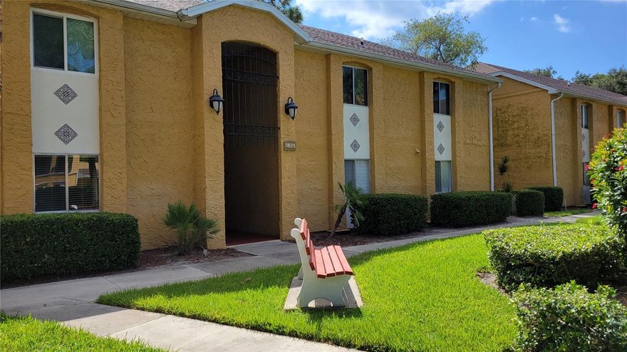 BACK ON THE MARKET-Annual unfurnished but could be furnished if needed. Spacious ground floor 2/2 with open floor plan and relaxing golf course view. This well located oasis is peaceful, with lush tropical landscaping and good amenities but you'll be close to shopping, dining, the library, museums, theater, downtown Sarasota and close to either Siesta Key Beach or Lido Beach. When you come home, you can workout in the fitness center, play billiards, take a dip in the pool and relax. The kitchen is galley style with an open window to the dining area and has loads of solid wooden cabinetry for storage. The dining area is open to the living room for great family time and ease of entertaining. The master suite is large with abundant closet space and en suite bathroom with walk in shower. Both bedrooms have ceiling fans. There is a washer and dryer in the unit. Double French doors lead from the living room to the patio over looking Palm Lakes golf course. This condo could be rented for 6 + months. There is assigned parking for one car and visitor parking. Call today!